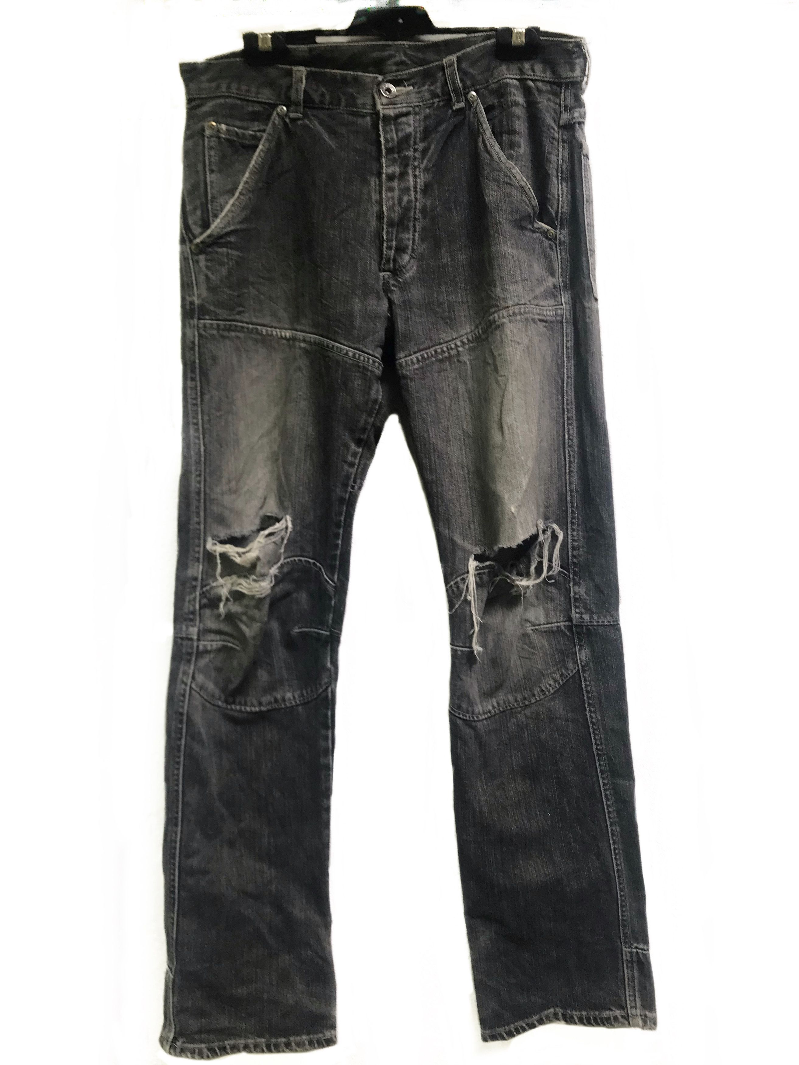 Hysteric Glamour Hysteric Glamour Scab Distressed Jeans. S017