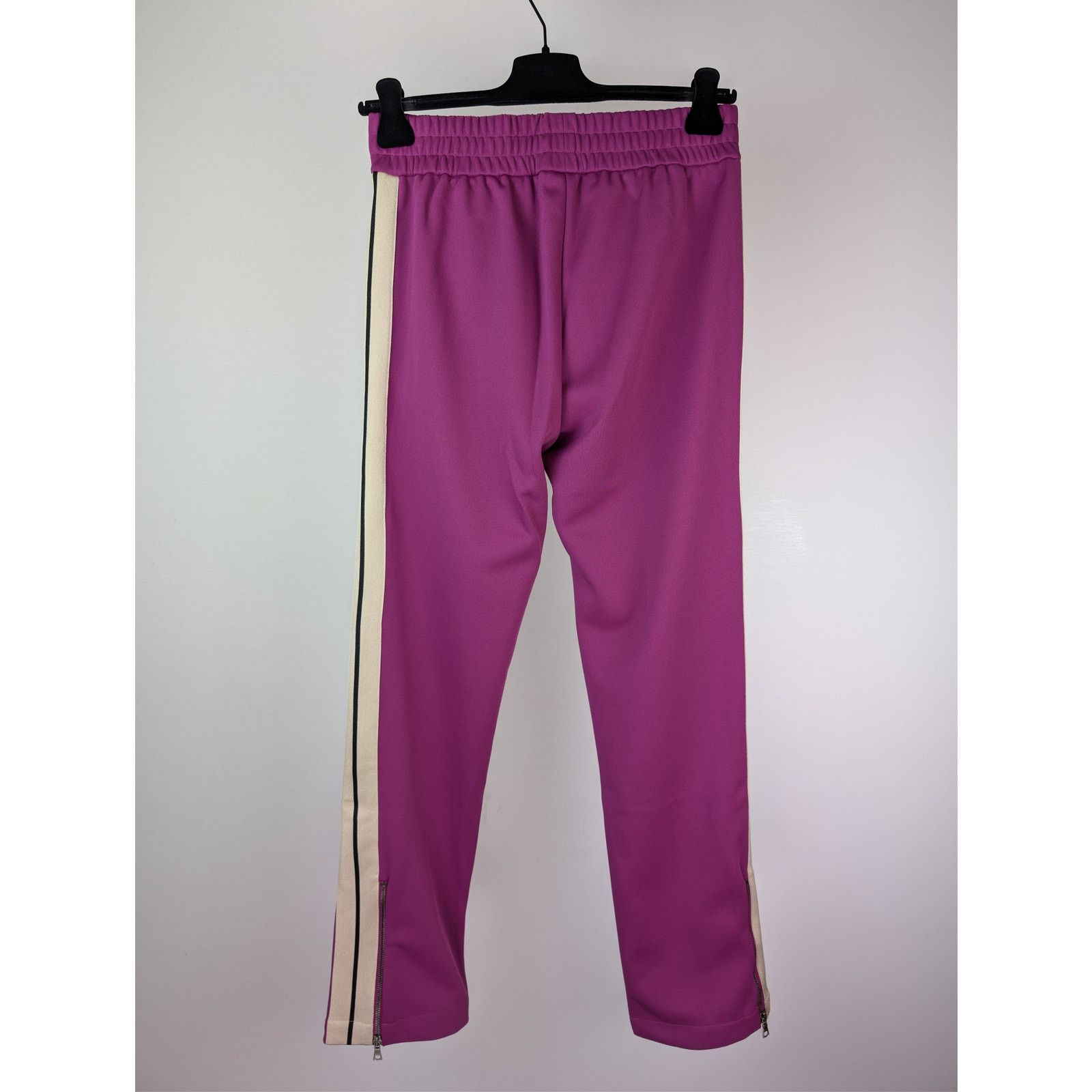 Palm Angels o1rshd1 Q:2 / Classic Logo Track Pants in Purple / Off White Size US 30 / EU 46 - 11 Thumbnail