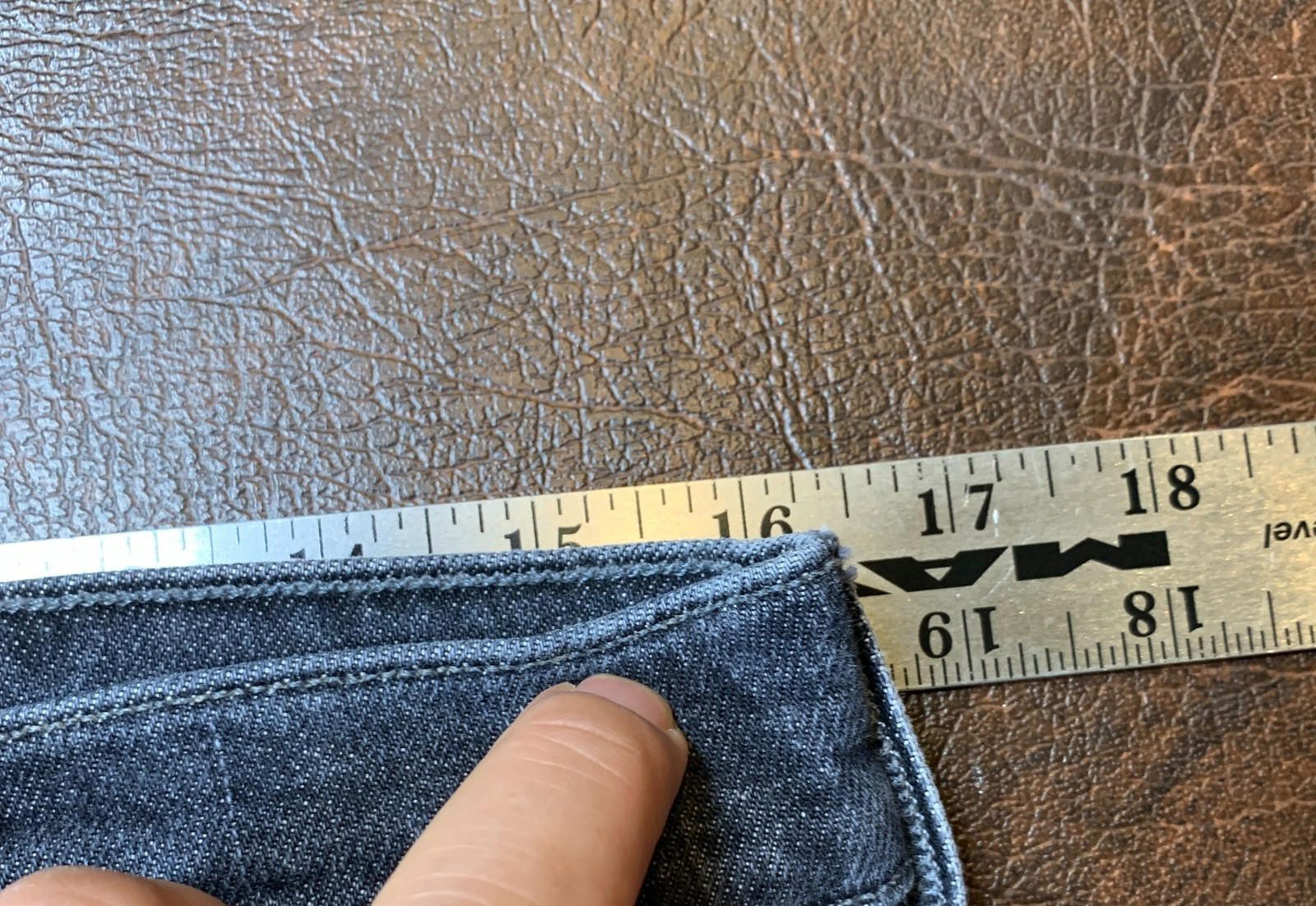 7 For All Mankind 7 For All Mankind Paxtyn Jeans Men's 33X32 Black Patches 323 Size US 33 - 8 Thumbnail