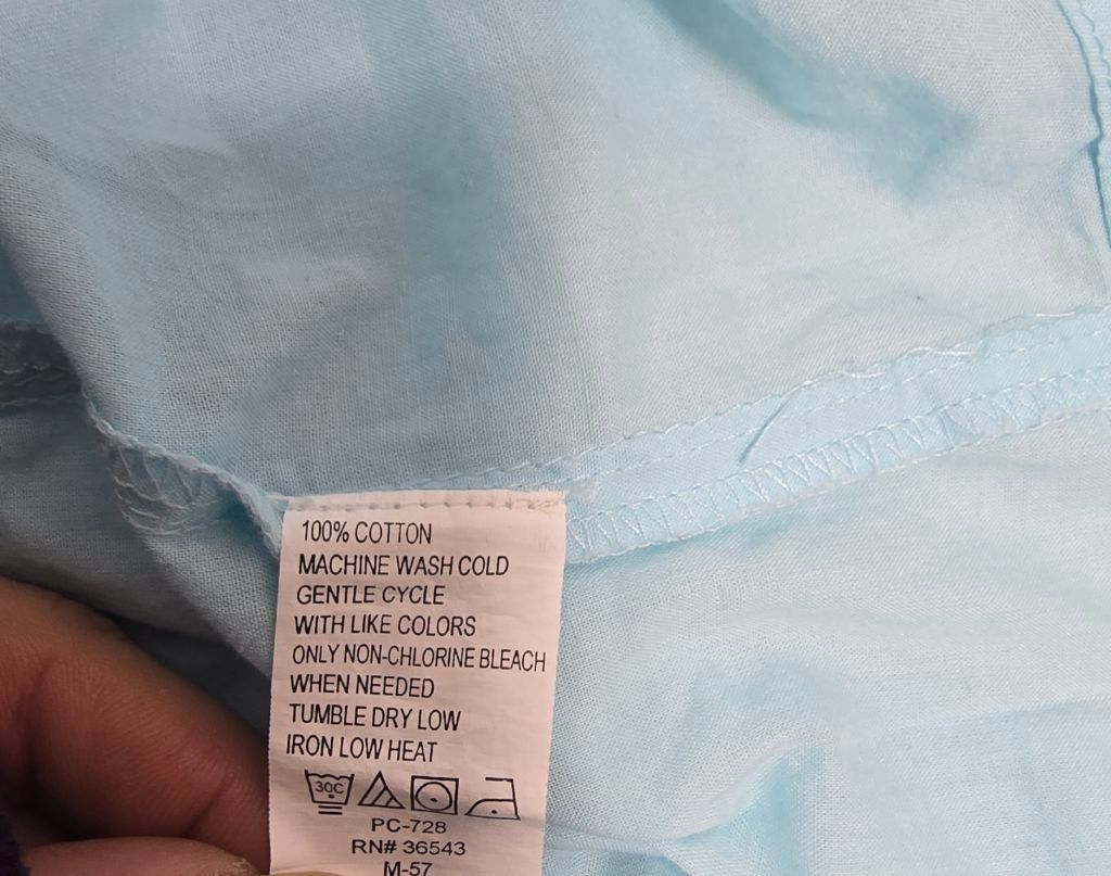 Izod Women's IZOD Light Blue Embroidered Blouse L Size L / US 10 / IT 46 - 7 Thumbnail