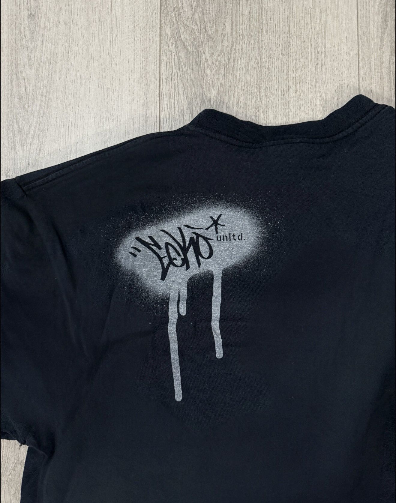 Ecko Unltd. Y2K Ecko Untld Graffiti Tagger Baggy Black Large Tee Size US L / EU 52-54 / 3 - 3 Thumbnail