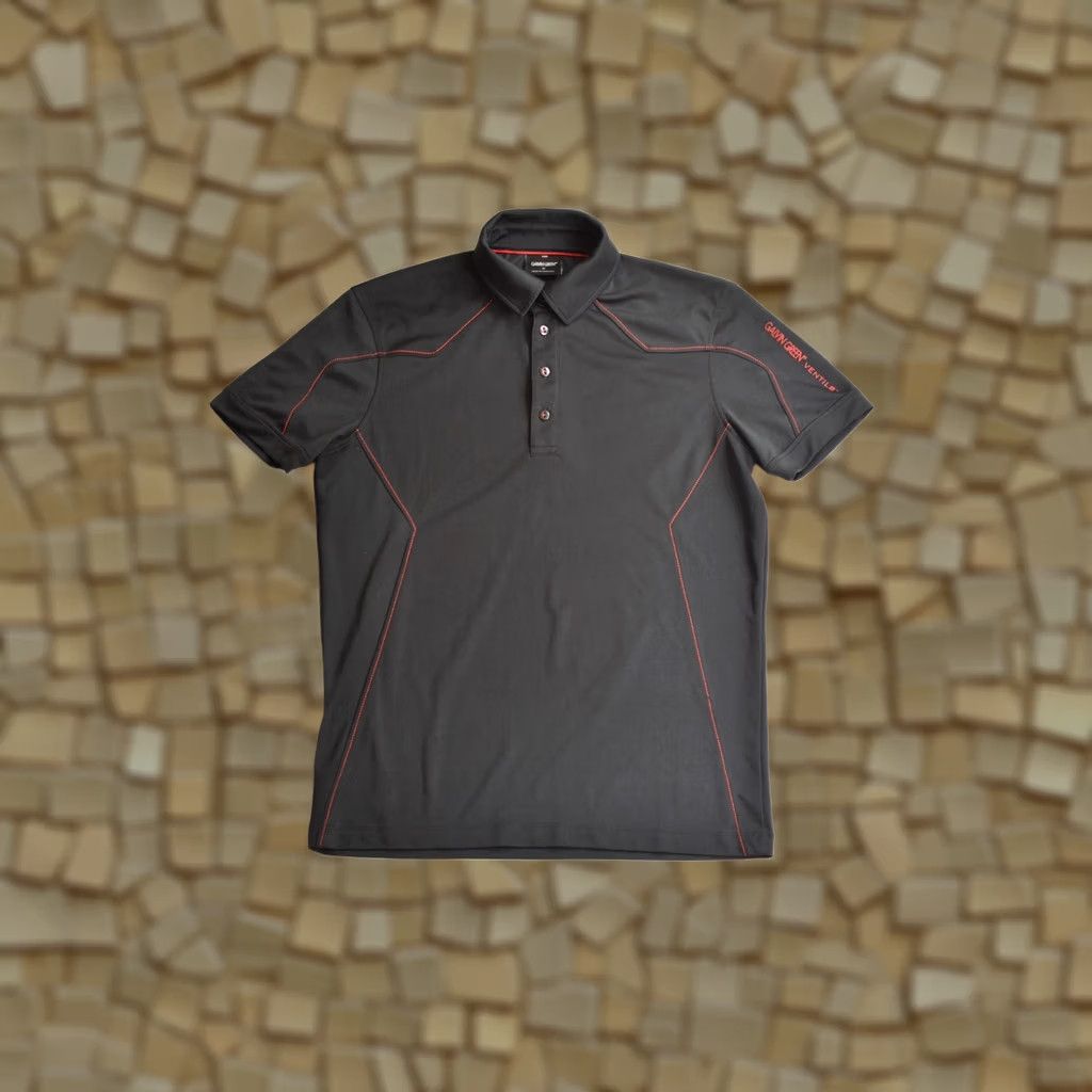 Galvin Green Galvin Green Ventil 8 Black/Red Golf Polo Shirt Jersey V7011 M Mens Shirt Polo Short Sleeve Black Red Golf Ventil 8 V7011 Size US M / EU 48-50 / 2 - 1 Thumbnail