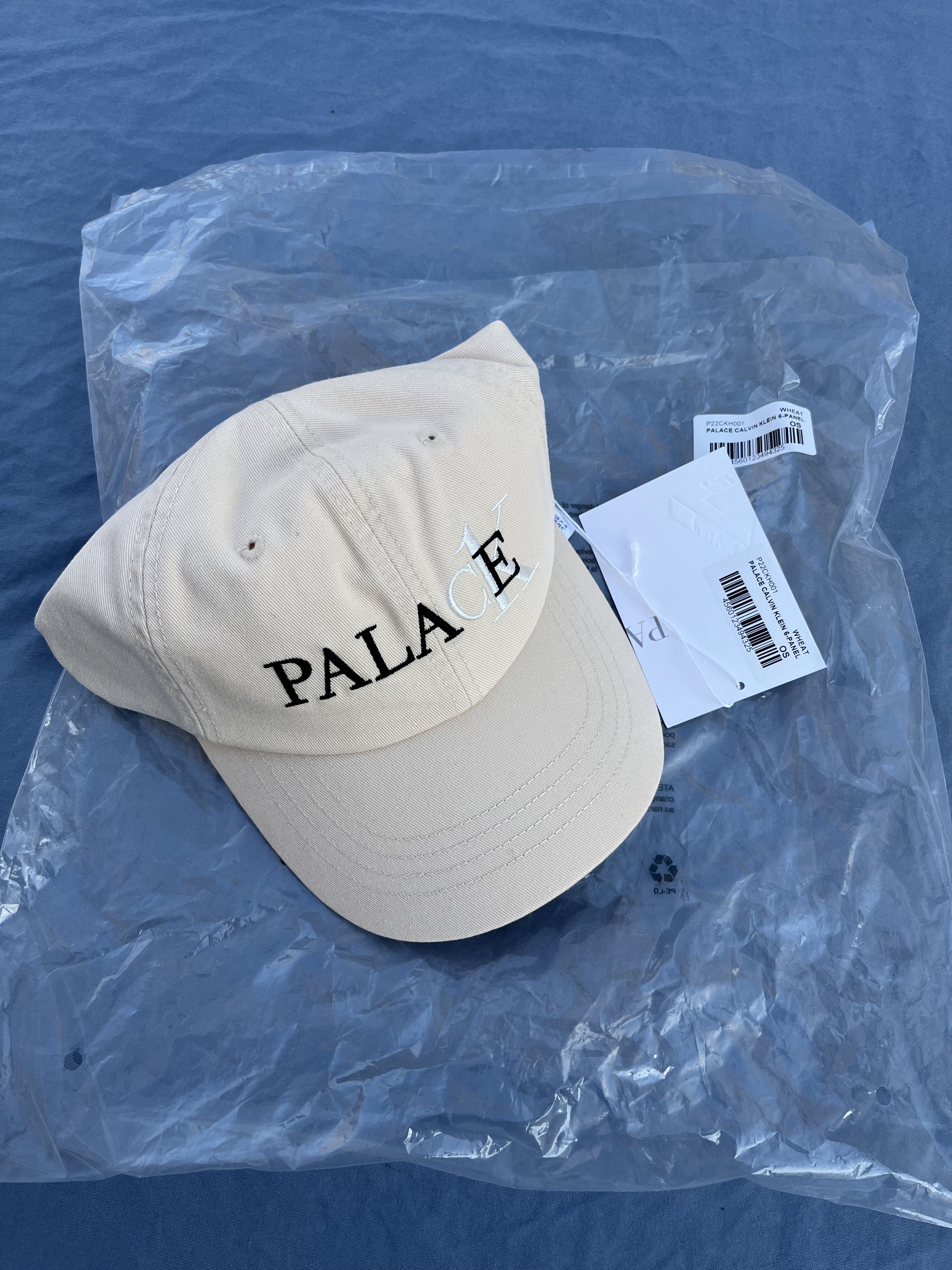 Calvin Klein × Palace Palace x Calvin Klein Wheat 6-Panel Hat Size ONE SIZE - 12 Thumbnail