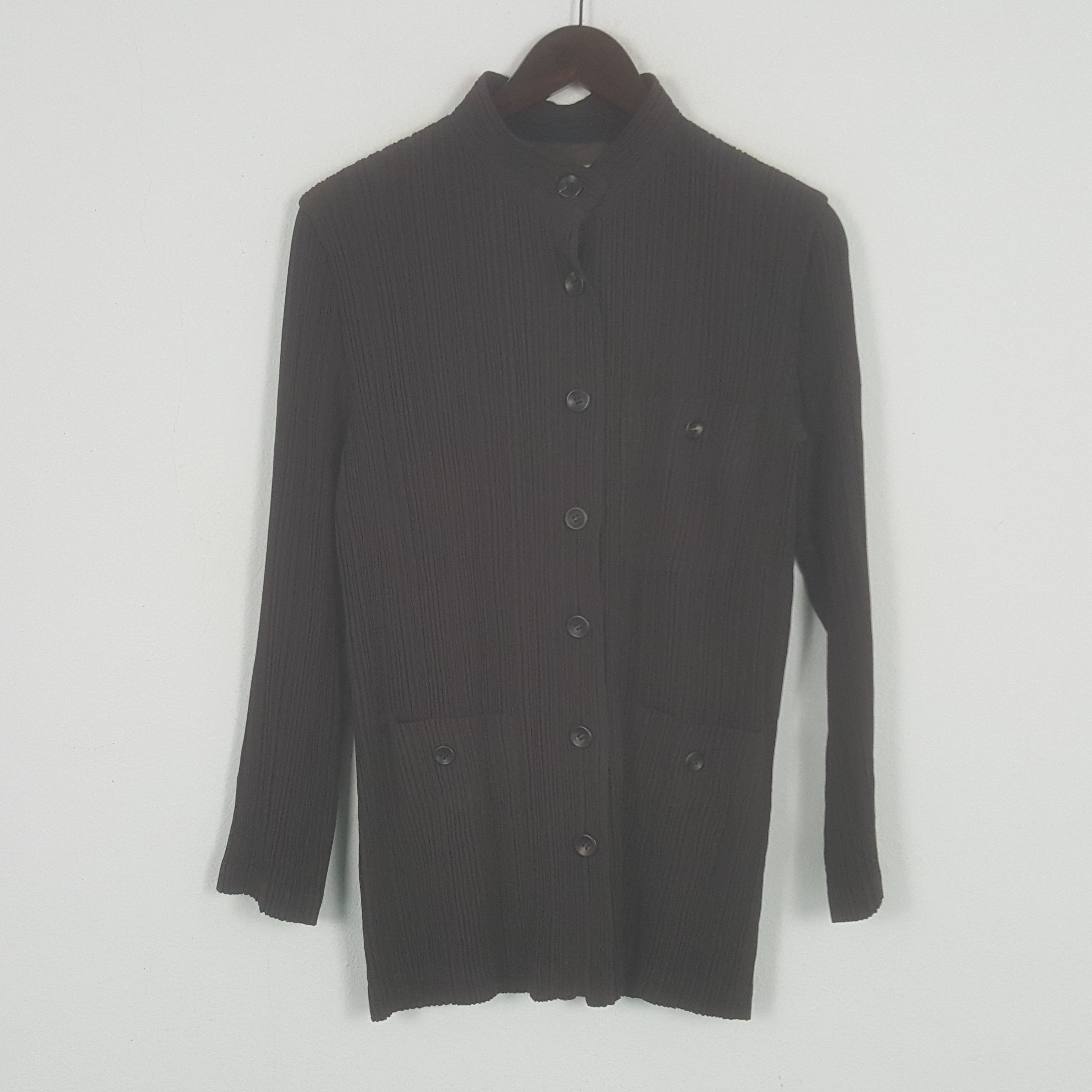 Japanese Brand × Pleats Please Issey Miyake × Vintage Vinatge Issey Miyake Japanese Designer Shirt Size S / US 4 / IT 40 - 1 Thumbnail
