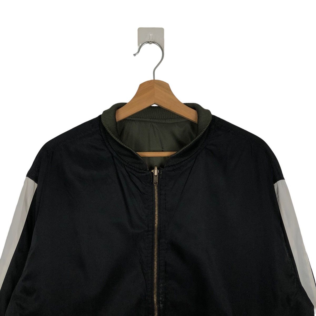 Japanese Brand 🔥RIOT RIOT VINTAGE BOMBER JACKET IGNI UTILITY BLACK Size US M / EU 48-50 / 2 - 2 Thumbnail