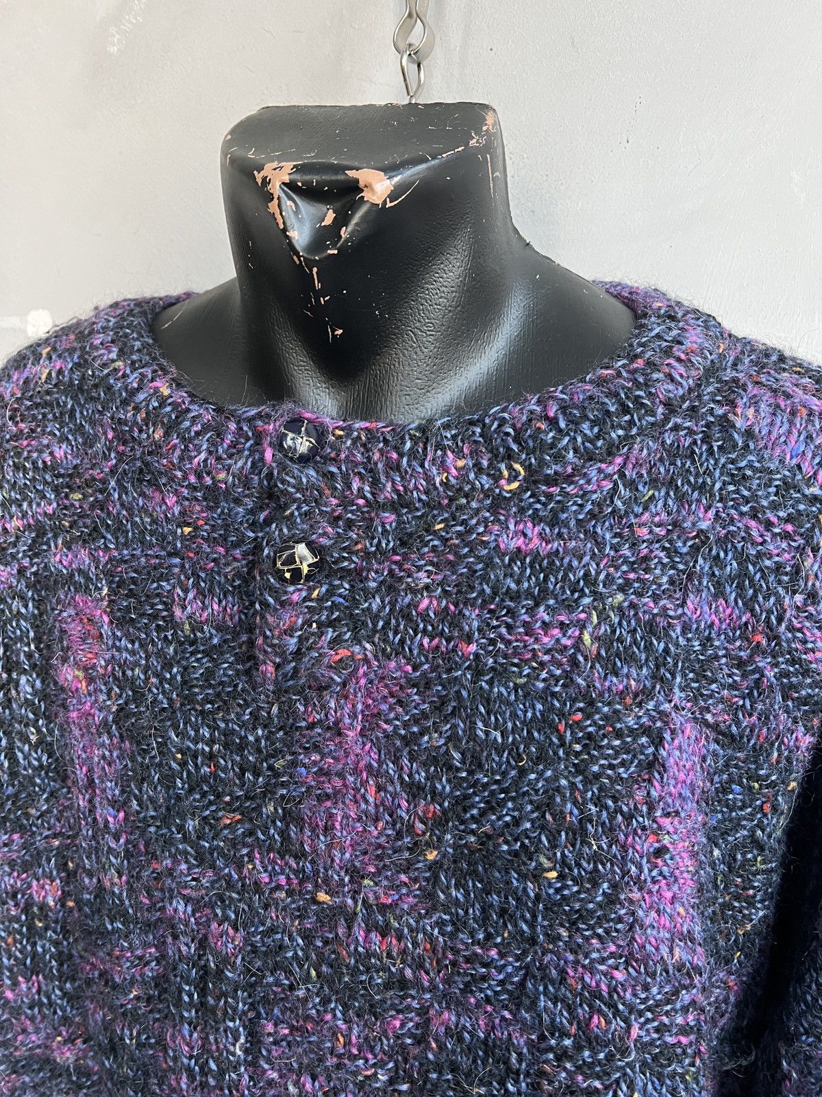 Valentino Valentino vintage sweater purple knitted coogi style y2k Size US M / EU 48-50 / 2 - 5 Thumbnail