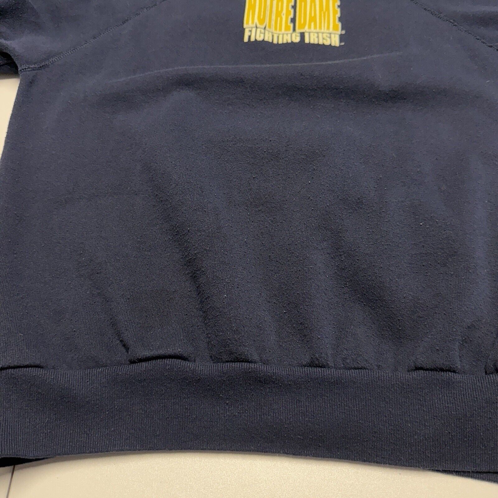 Vintage Vintage 90s Notre Dame Sweatshirt Mens Large Blue Crew Neck Size US L / EU 52-54 / 3 - 7 Thumbnail