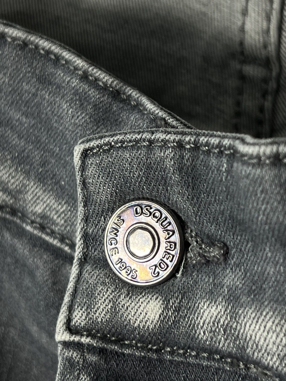 Dsquared2 Dsquared2 Slim Fit Jeans 52 Grey Distressed Paint Splatter Size US 34 / EU 50 - 11 Thumbnail