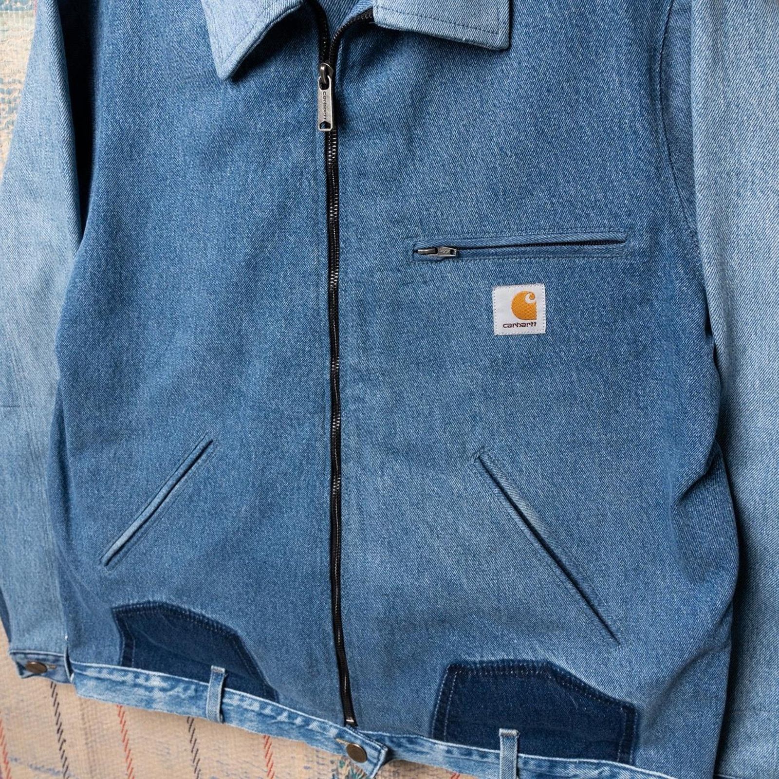 Carhartt Custom upcycled carhartt detroit jacket Size US M / EU 48-50 / 2 - 3 Thumbnail