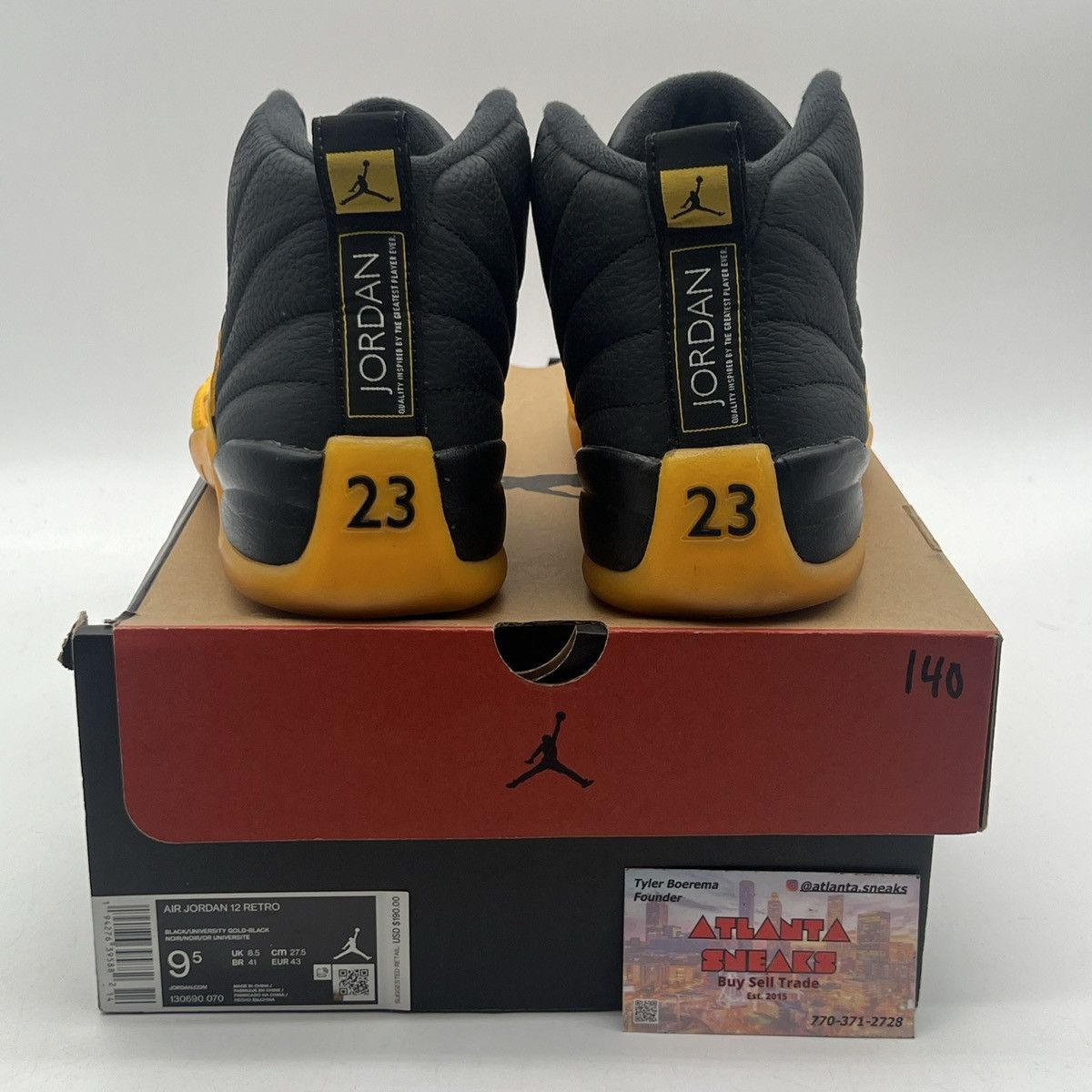 Jordan Brand Air Jordan 12 University gold Size US 9.5 / EU 42-43 - 3 Thumbnail