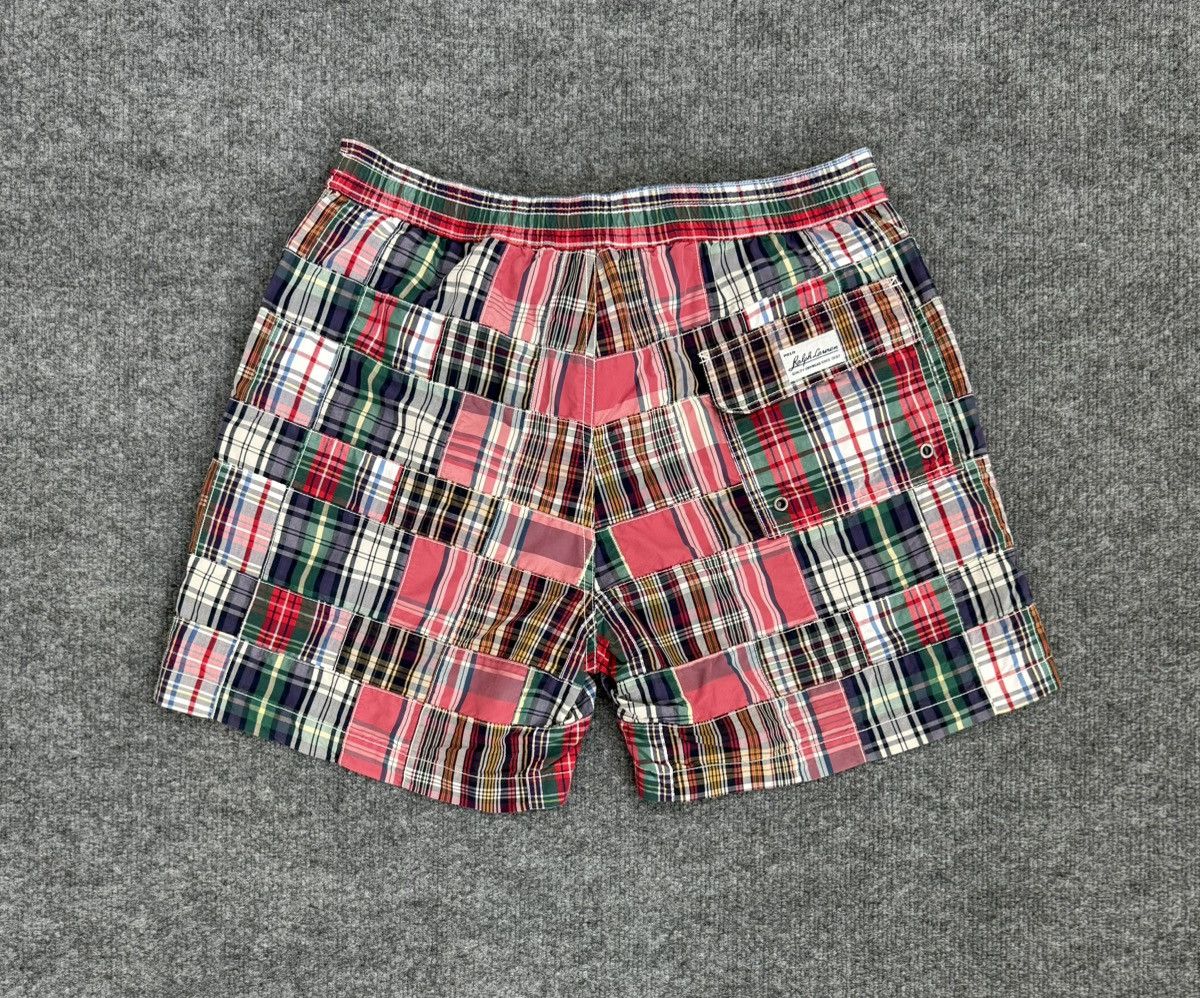 Polo Ralph Lauren Vintage Polo Ralph Lauren Patchwork Swim Trunks L Size US 35 - 7 Thumbnail