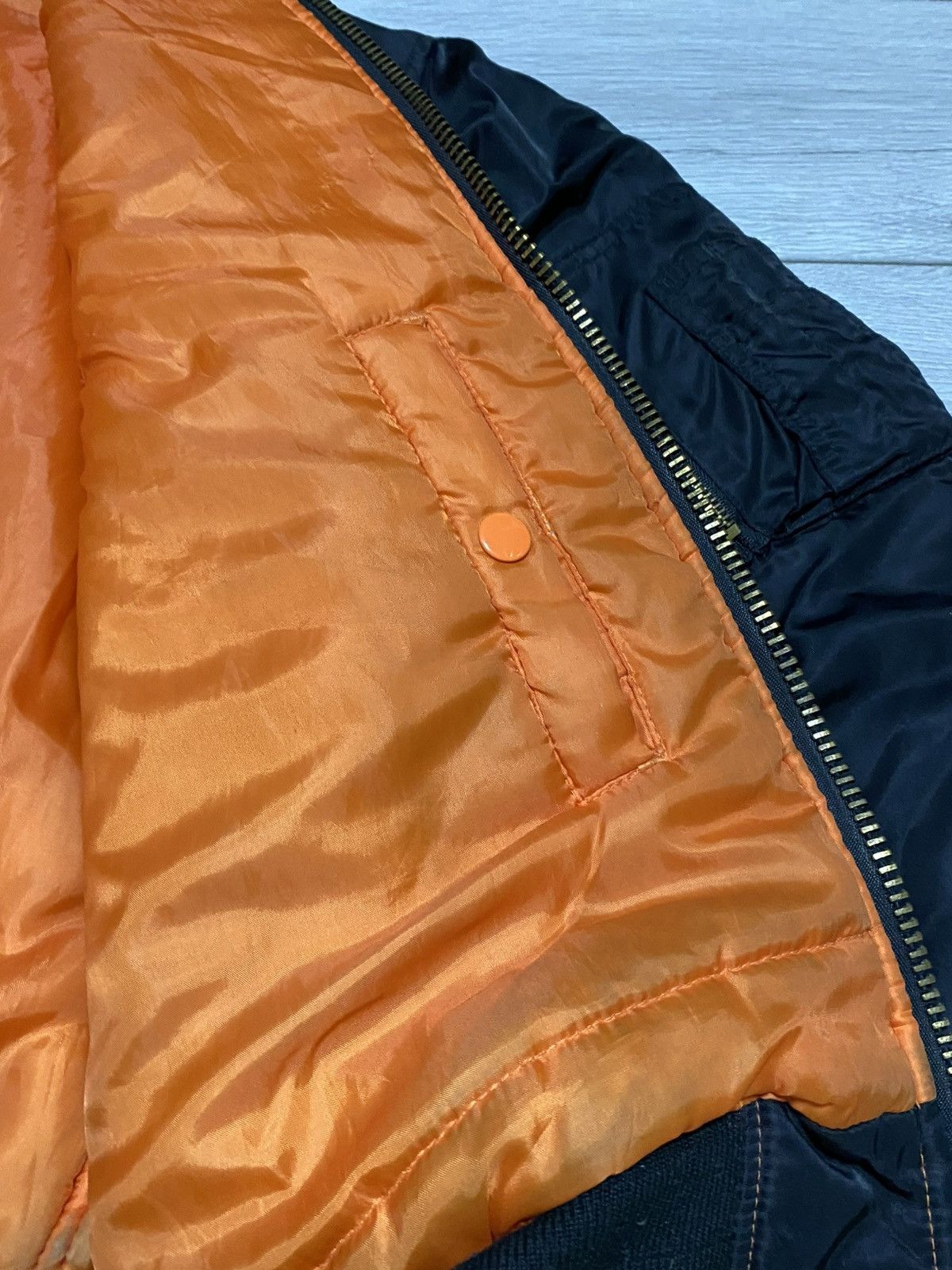 MIL-TEC MA-1 Vintage flyers man bomber delta jacket zip double side Size US M / EU 48-50 / 2 - 11 Thumbnail