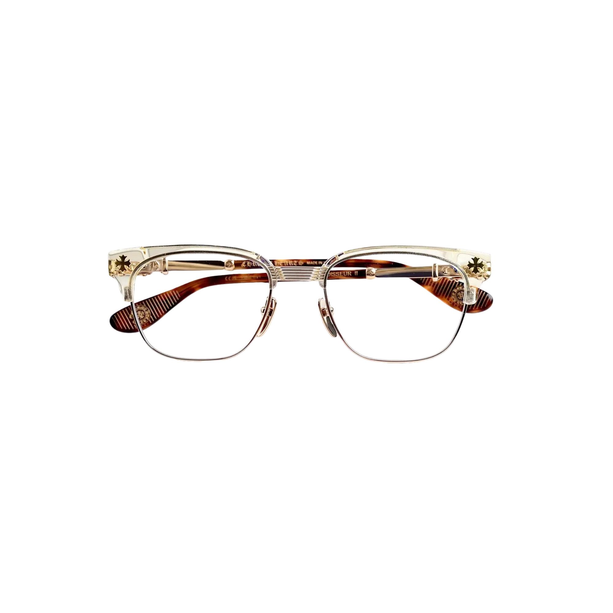 Chrome Hearts CHROME HEARTS BONENNOISSEUR II II PA GP HAVANA GLASSES Size ONE SIZE - 1 Thumbnail