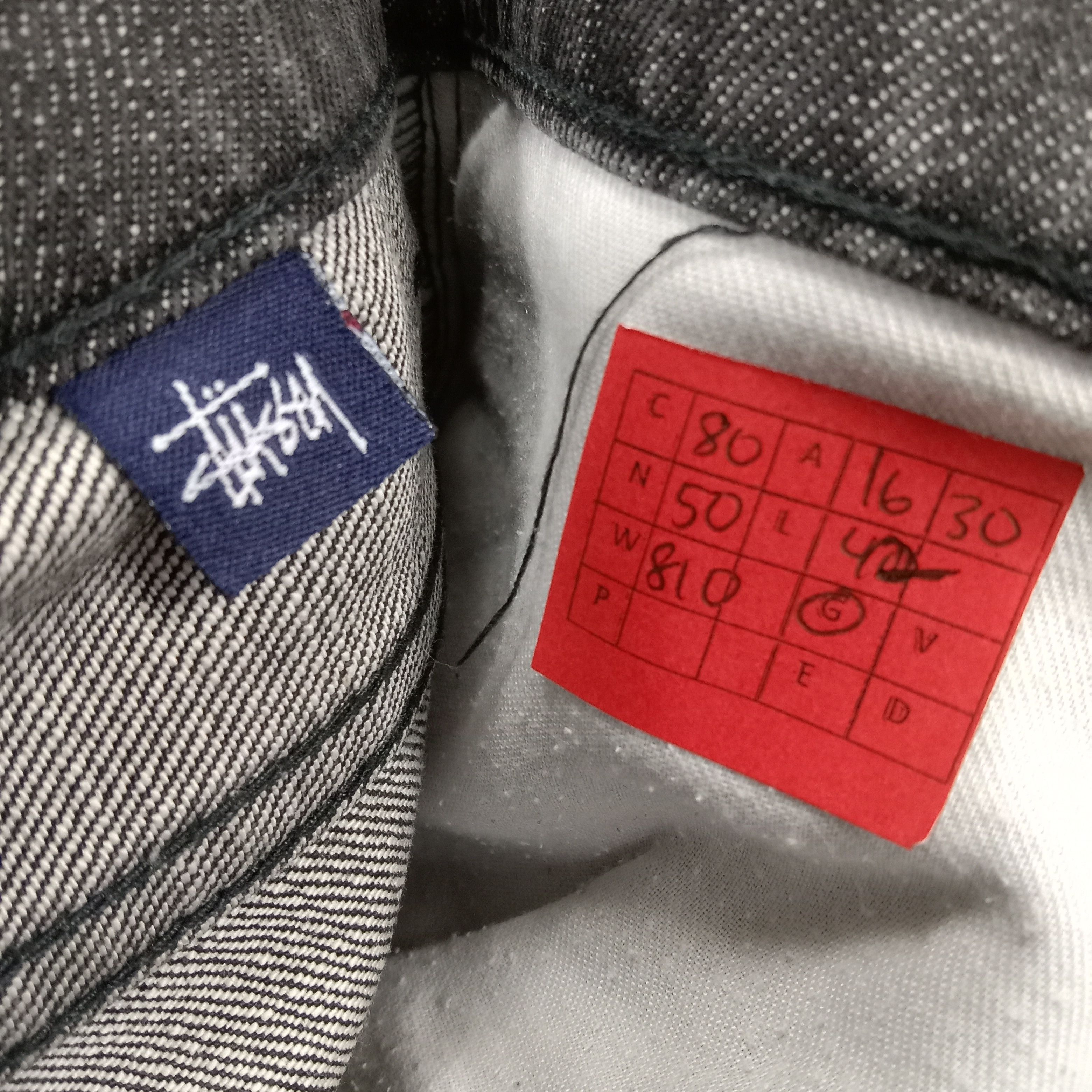 Vintage Stussy Streetwear Custom Art Logo Style Distressed Jeans Size US 32 / EU 48 - 14 Thumbnail