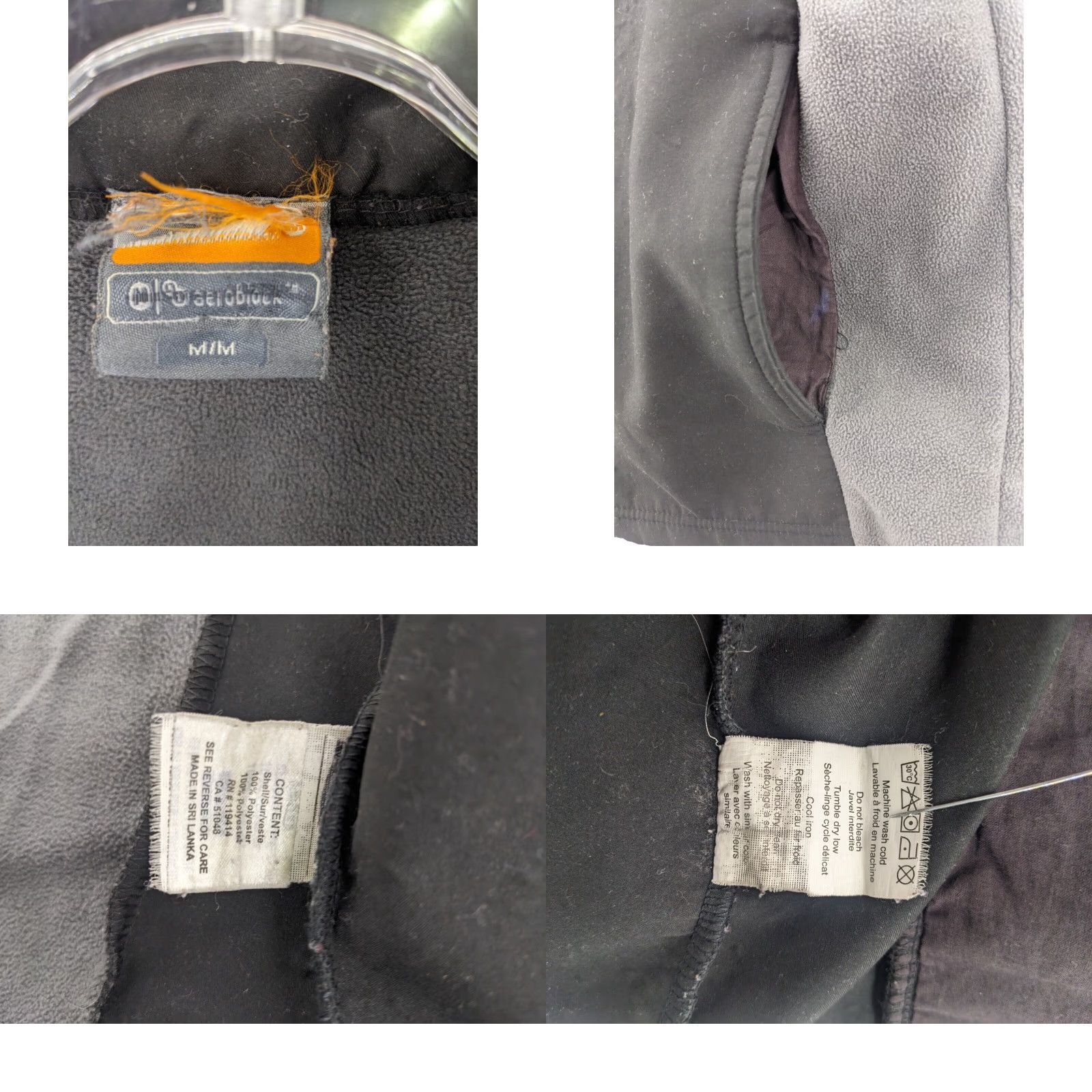 Merrell Merrell Jacket Mens Medium Black Full Zip Sweater Fleece Size US M / EU 48-50 / 2 - 8 Thumbnail