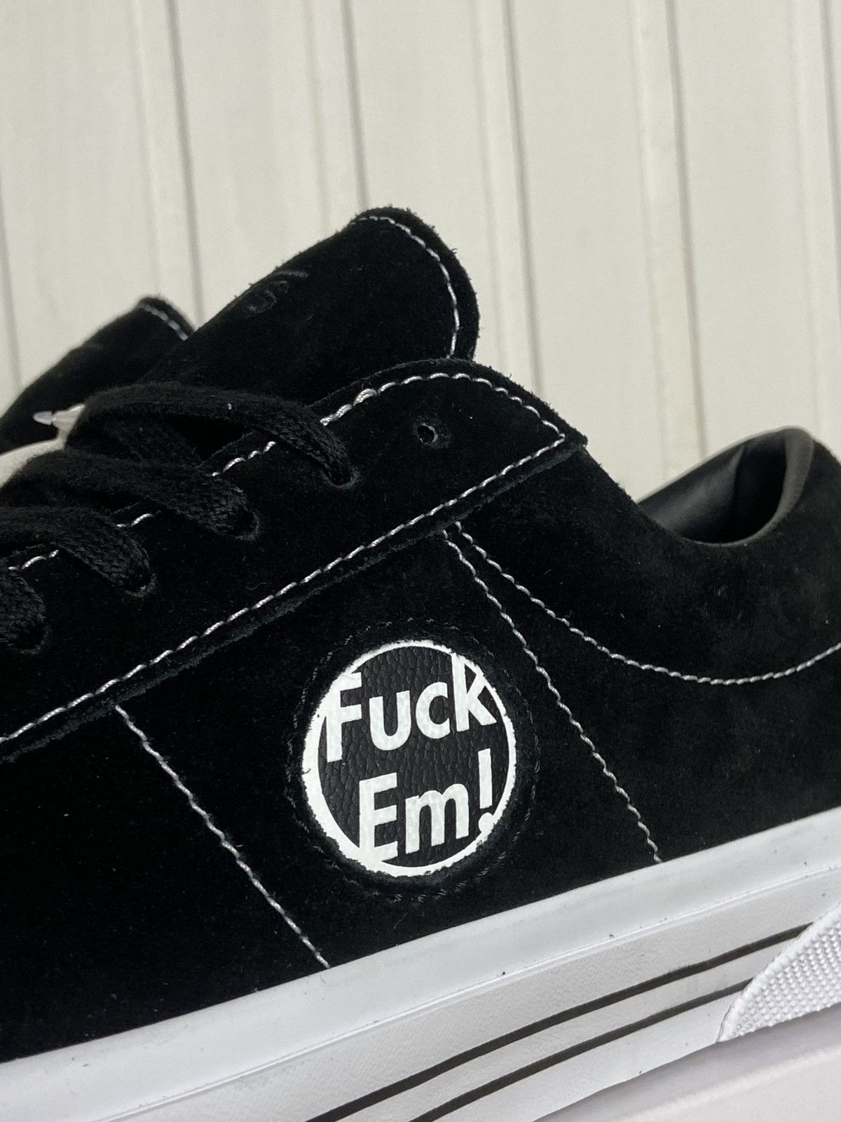 Supreme New Vans Sid Supreme "Fuck Em" Black size 8,5US Size US 8.5 / EU 41-42 - 2 Thumbnail