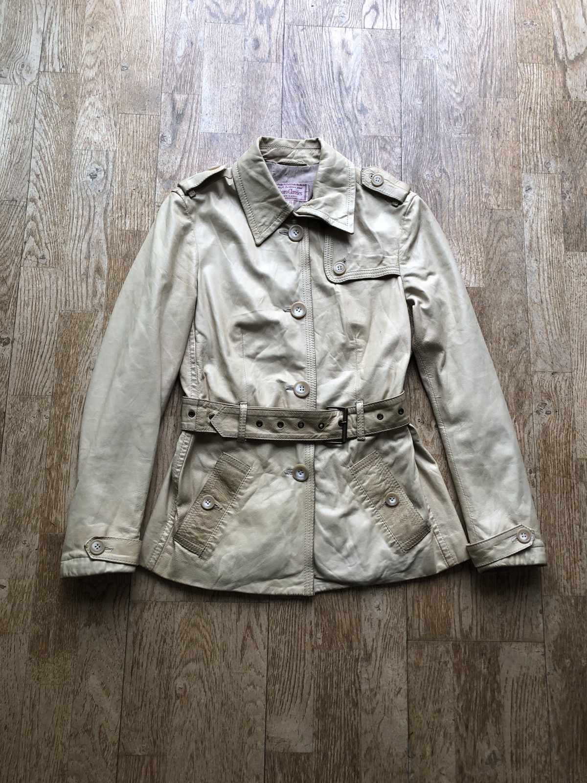 Marlboro × Vintage VINTAGE MARLBORO CLASSIC LEATHER JACKET COAT Size S / US 4 / IT 40 - 1 Thumbnail