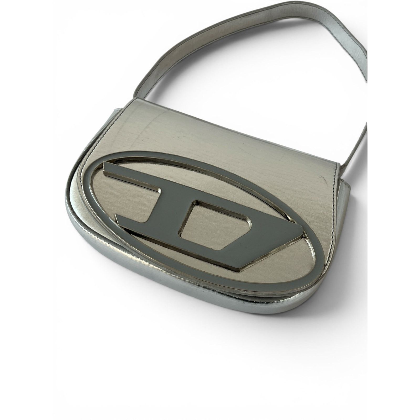 Diesel Diesel Metallic Silver Shoulder Bag Size ONE SIZE - 4 Thumbnail
