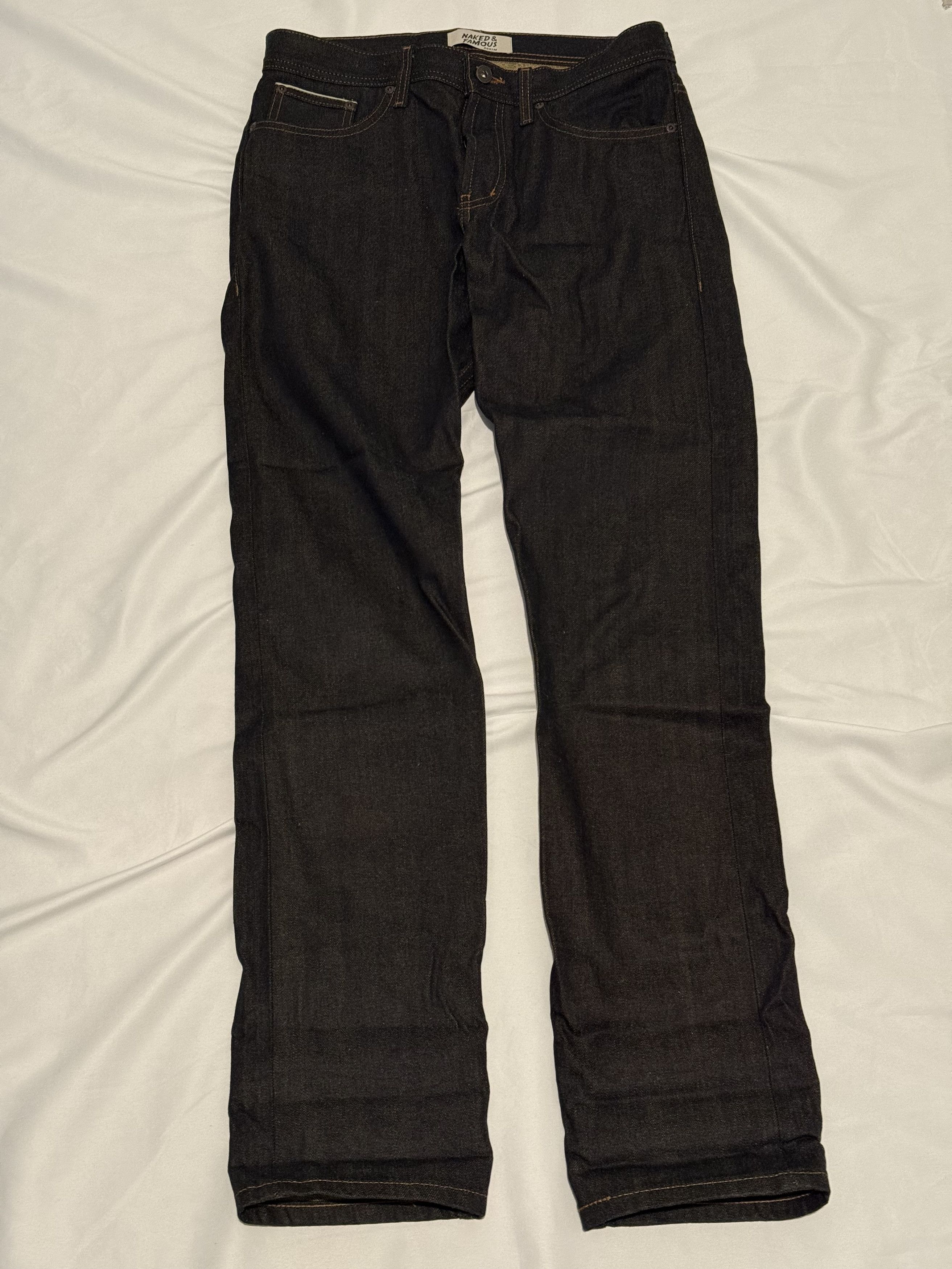 Naked and Famous Turmeric Denim - Weird Guy - 31