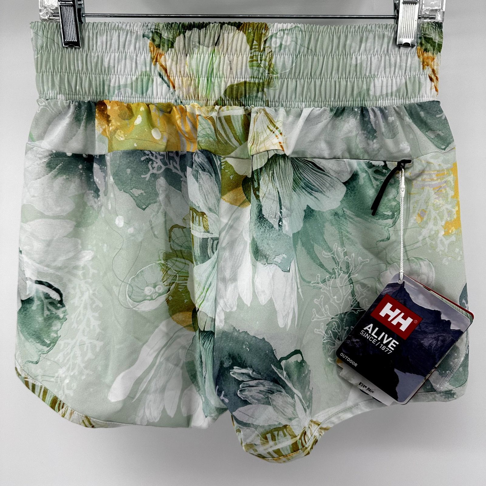 Helly Hansen Helly Hansen Technical Trail Shorts Floral Smocked Jade Esra Size 32" / US 10 / IT 46 - 8 Thumbnail