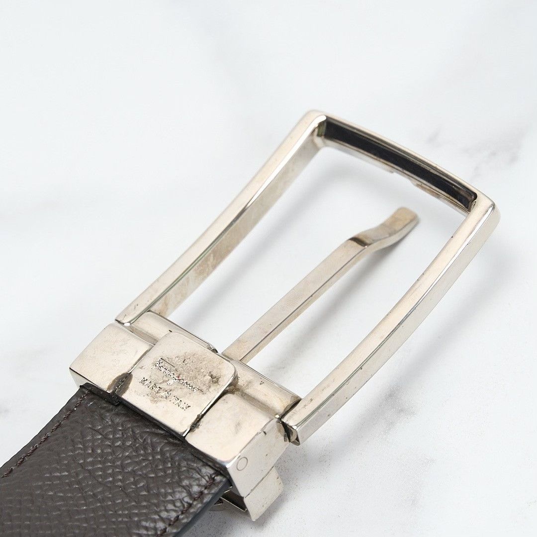 Salvatore Ferragamo Ferragamo Men's Horseshoe Buckle Belt Size ONE SIZE - 3 Thumbnail
