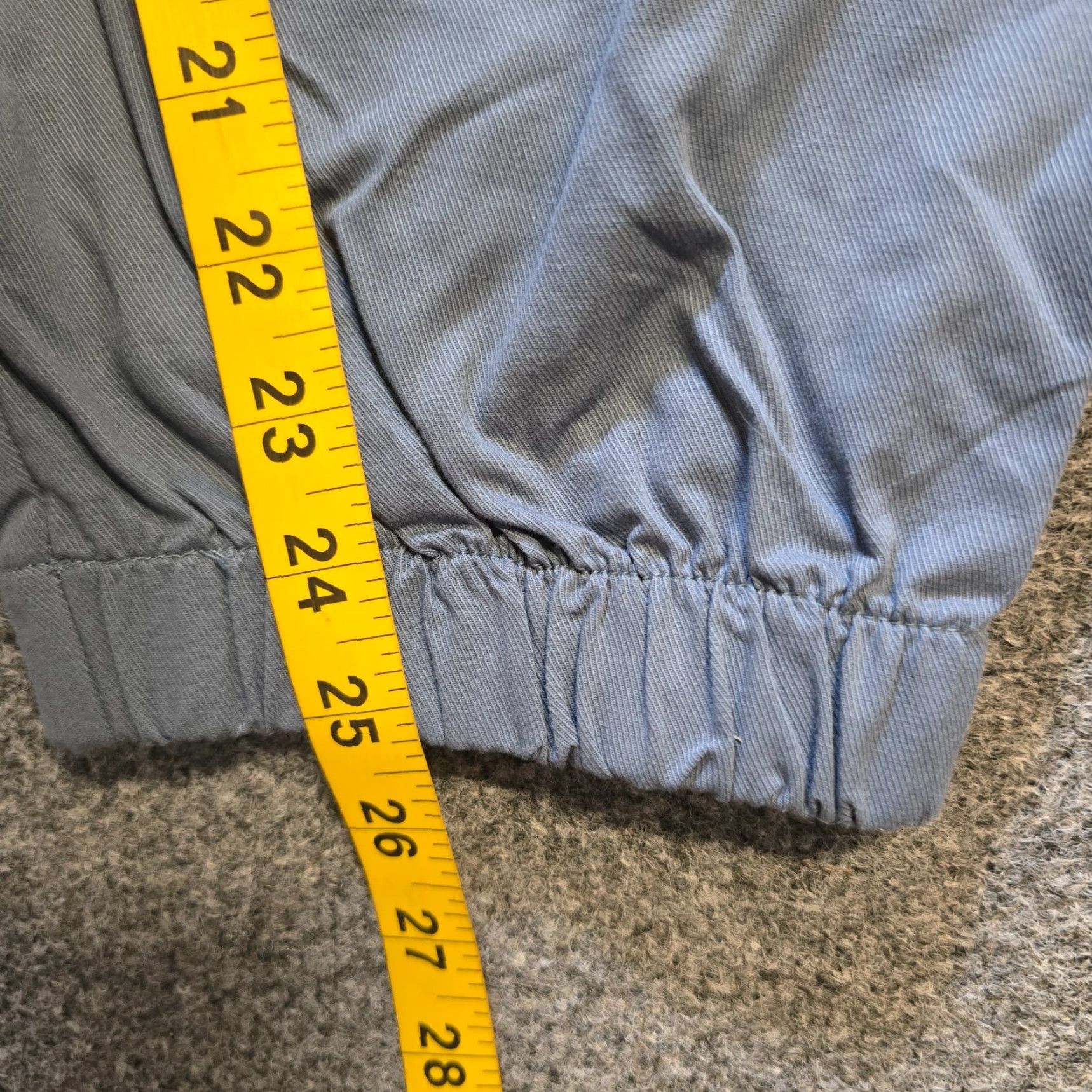 Vintage Halara Pants Womens XL Gray Mid Rise Casual Cotton Joggers Pockets Pleated Tapered Leg Size 40" / US 18 - 7 Thumbnail