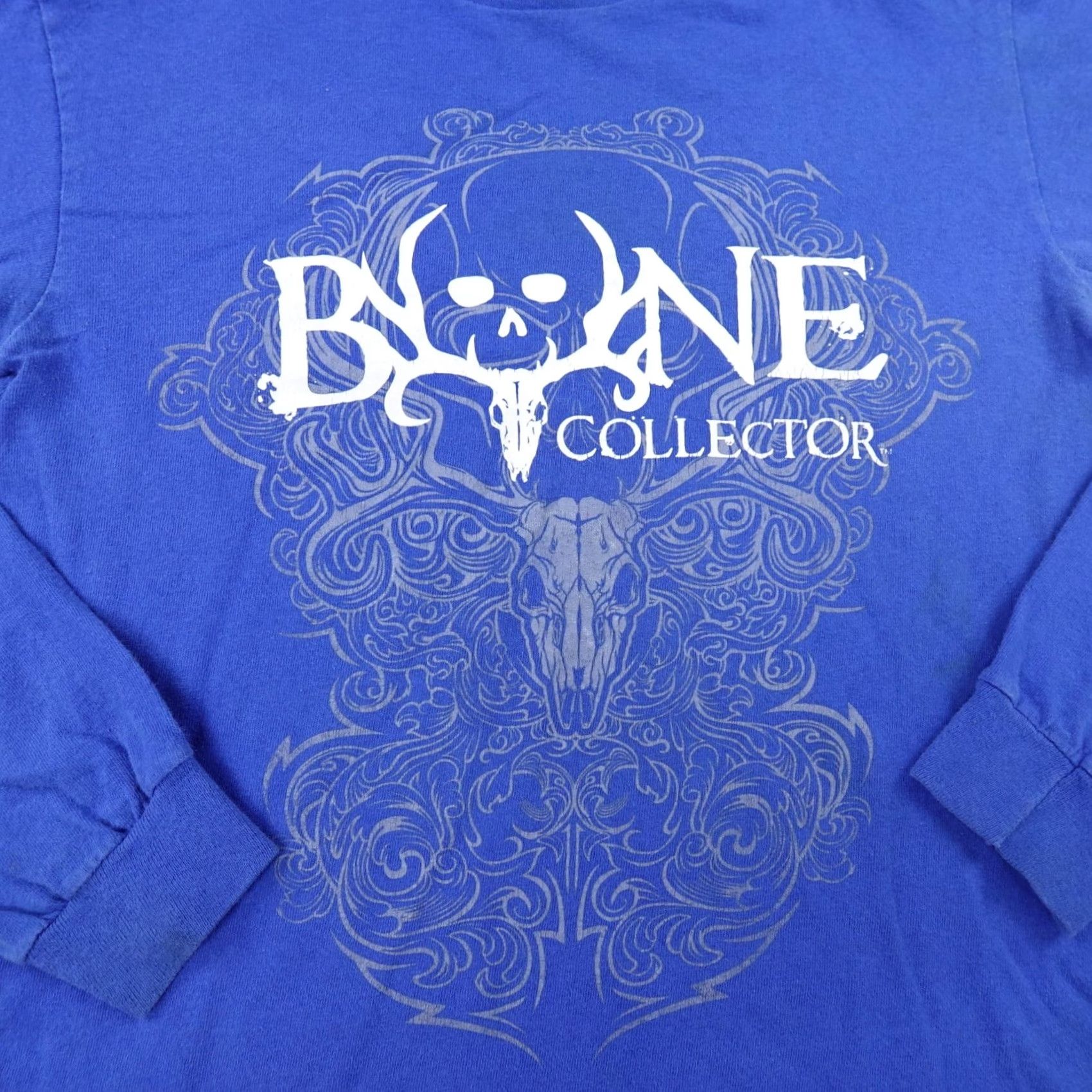 Delta Bone Collector Shirt Mens S Blue Long Sleeve Logo Hunting Outdoors Shirt Size US S / EU 44-46 / 1 - 2 Thumbnail
