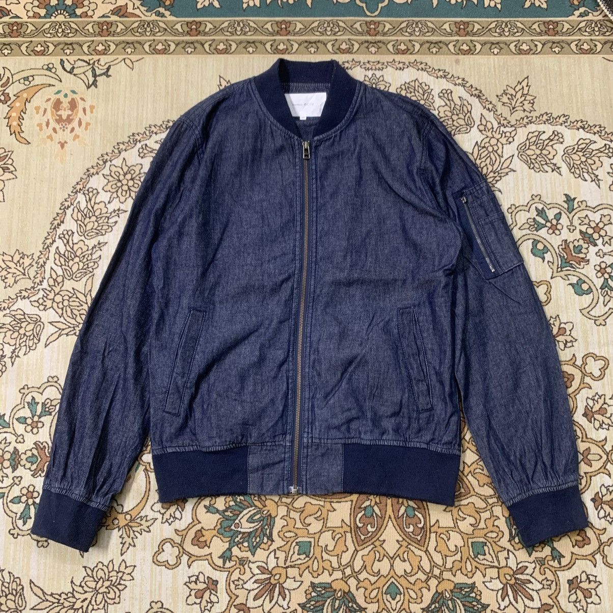 ABAHOUSE ABAHOUSE BOMBER JACKET DENIM Size US M / EU 48-50 / 2 - 1 Thumbnail
