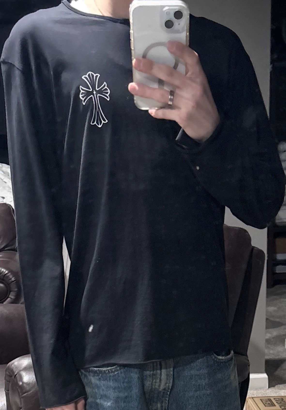 Chrome Hearts Chrome hearts poem long sleeve shirt Size US S / EU 44-46 / 1 - 3 Thumbnail