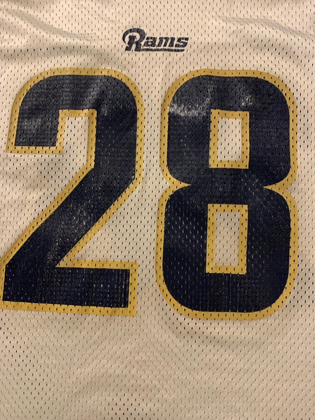 Reebok Vintage St. Louis Rams Marshall Faulk Jersey 28 Size US XL / EU 56 / 4 - 3 Thumbnail