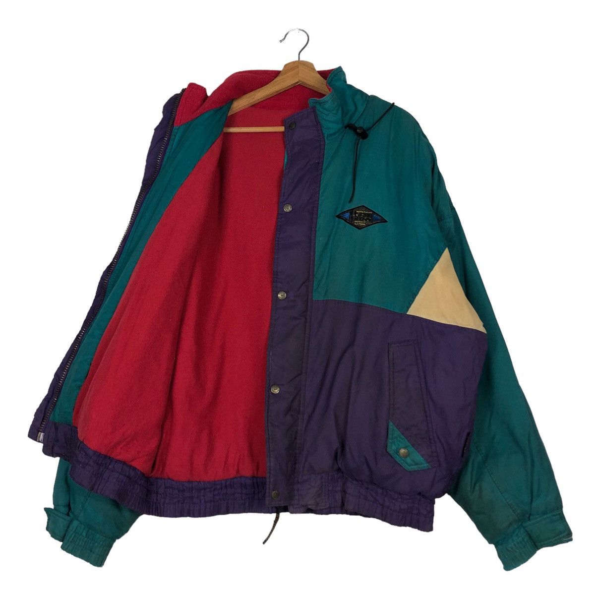 Japanese Brand 🔥Multi Colour Biker Jacket Sohshin Parachute Cargo Pockets Size US L / EU 52-54 / 3 - 12 Thumbnail