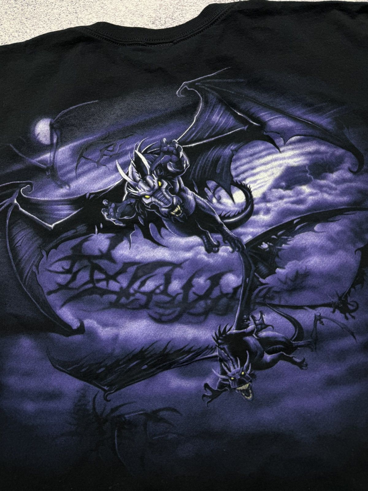 Liquid Blue Vintage 2002 Liquid Blue Dragon T-shirt Cartoon Crazy Tee Size US XXL / EU 58 / 5 - 13 Thumbnail