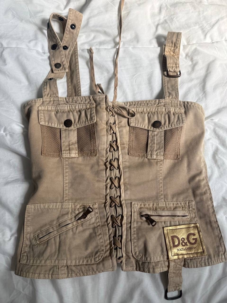 Dolce & Gabbana D&G Vintage Technical Corset Size M / US 6-8 / IT 42-44 - 2 Thumbnail