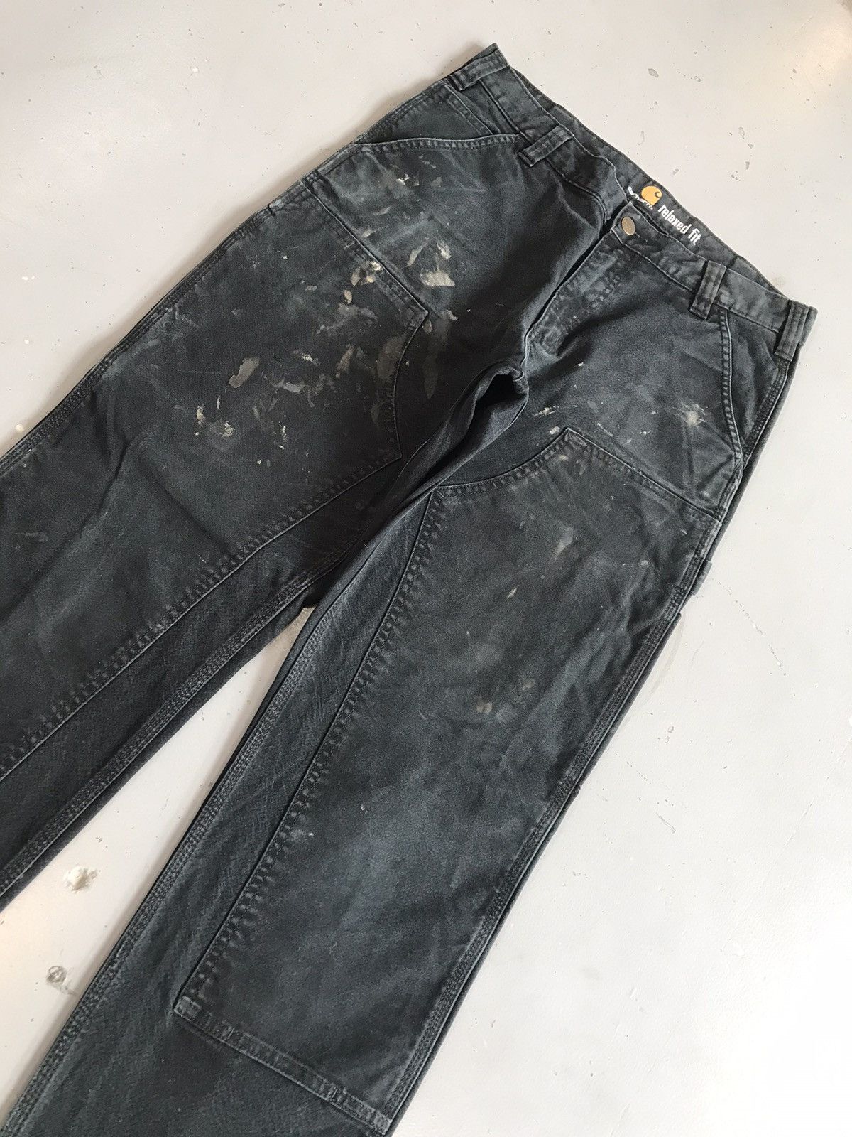 Carhartt × Vintage Vintage Carhartt BLK double knee denim Size US 32 / EU 48 - 4 Thumbnail