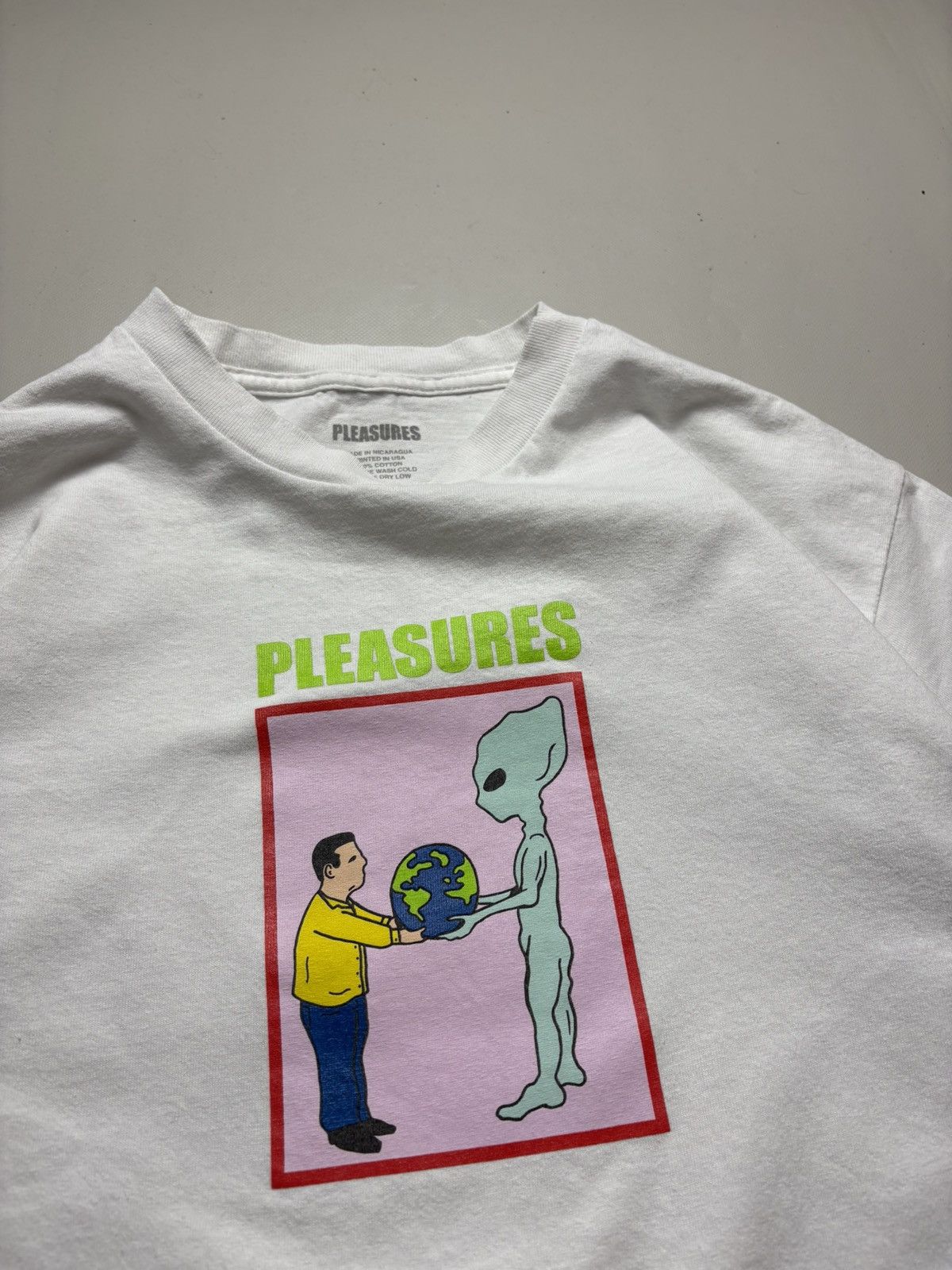 Pleasures Pleasures Alien Logo T-shirt Size US M / EU 48-50 / 2 - 3 Thumbnail