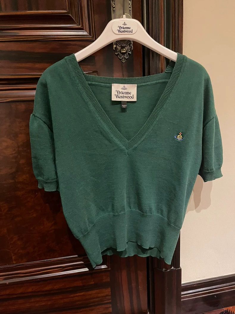 Vivienne Westwood vivienne westwood Cotton and knitted short sleeves Size S / US 4 / IT 40 - 1 Thumbnail