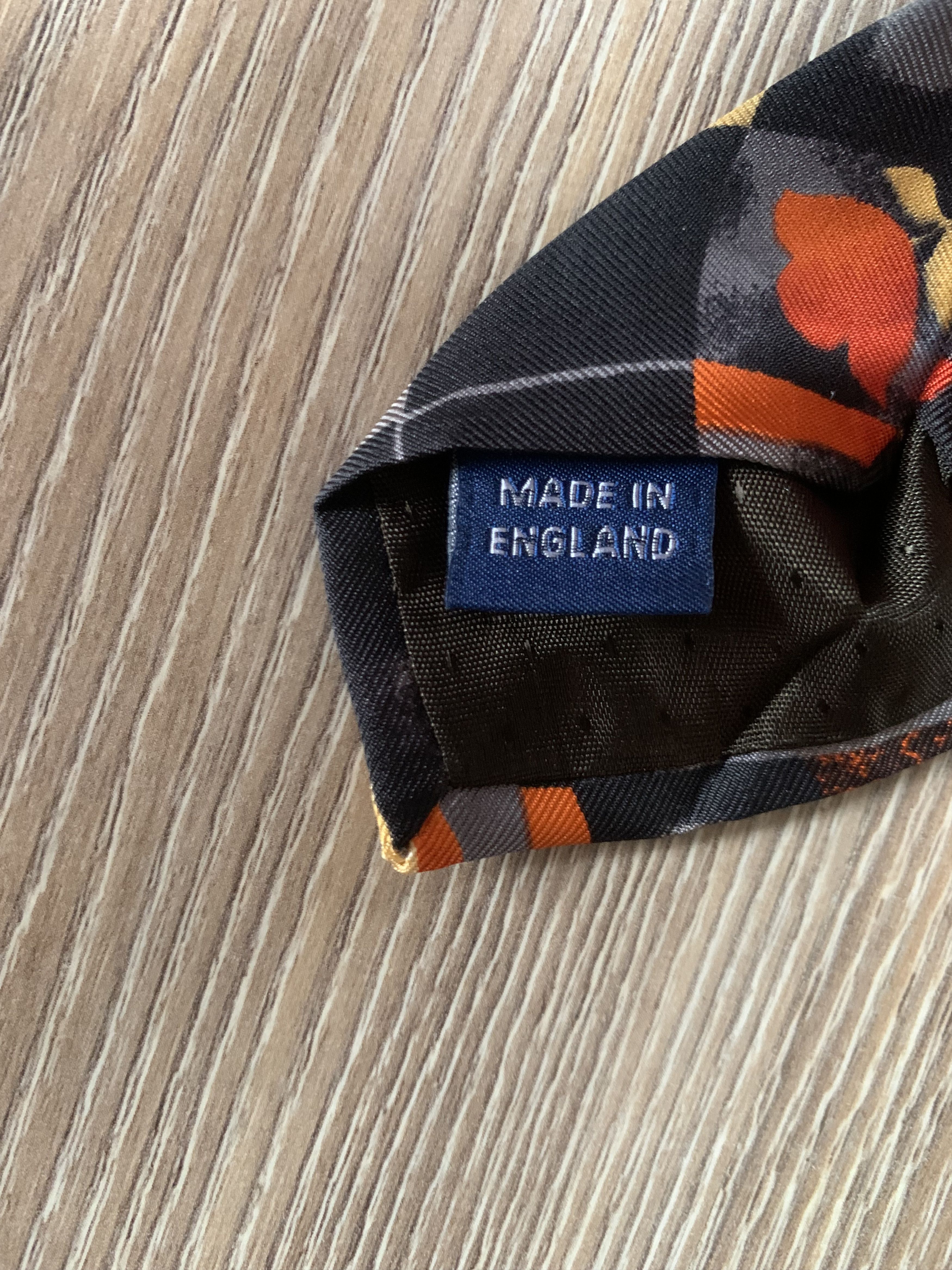 Other Principles Silk Abstract Printed Tie Size ONE SIZE - 5 Thumbnail