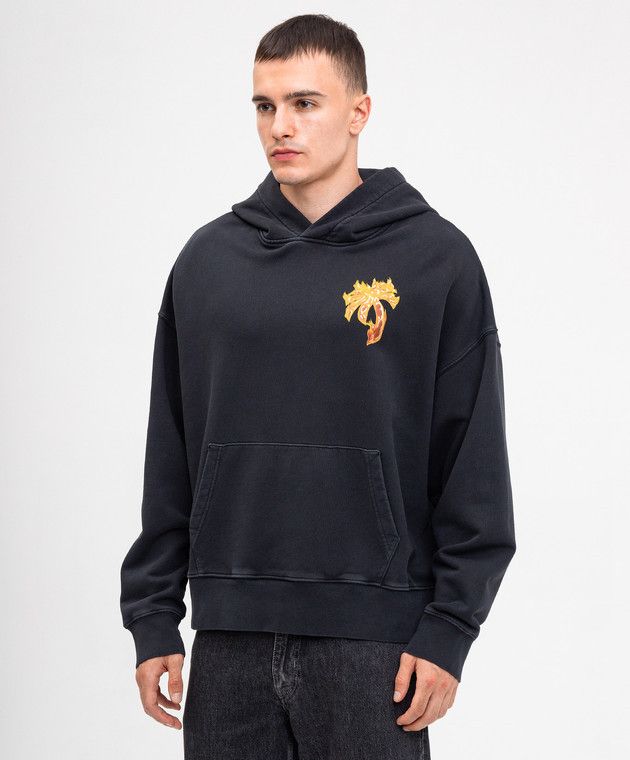 Palm Angels o1s22i1n1224 Oversized Hoodie in Black Size US S / EU 44-46 / 1 - 3 Thumbnail