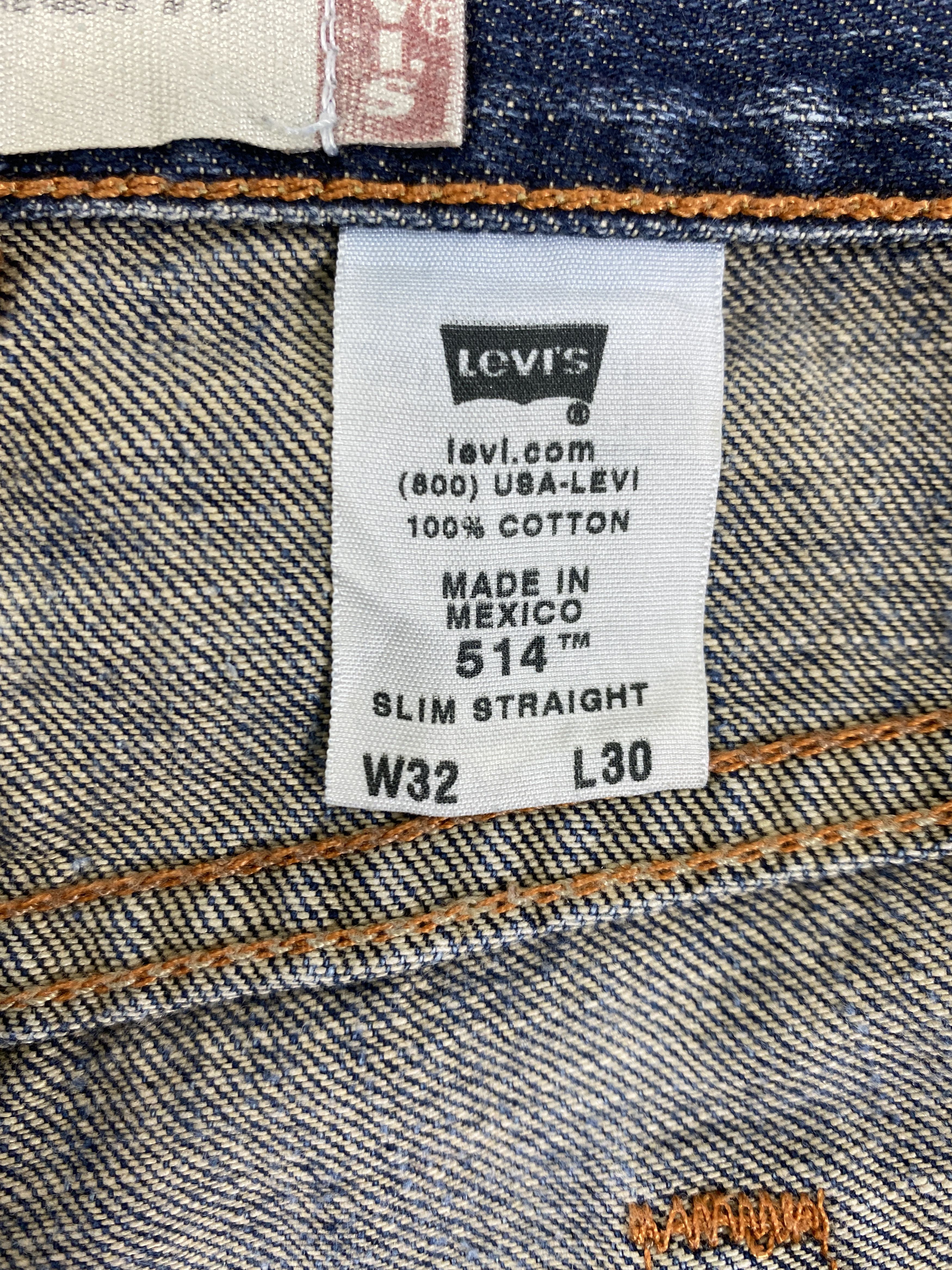 Levi's Faded Blue Vintage Levi's 514 Jeans 33x30.5 Denim -JN1458 Size US 33 - 9 Thumbnail