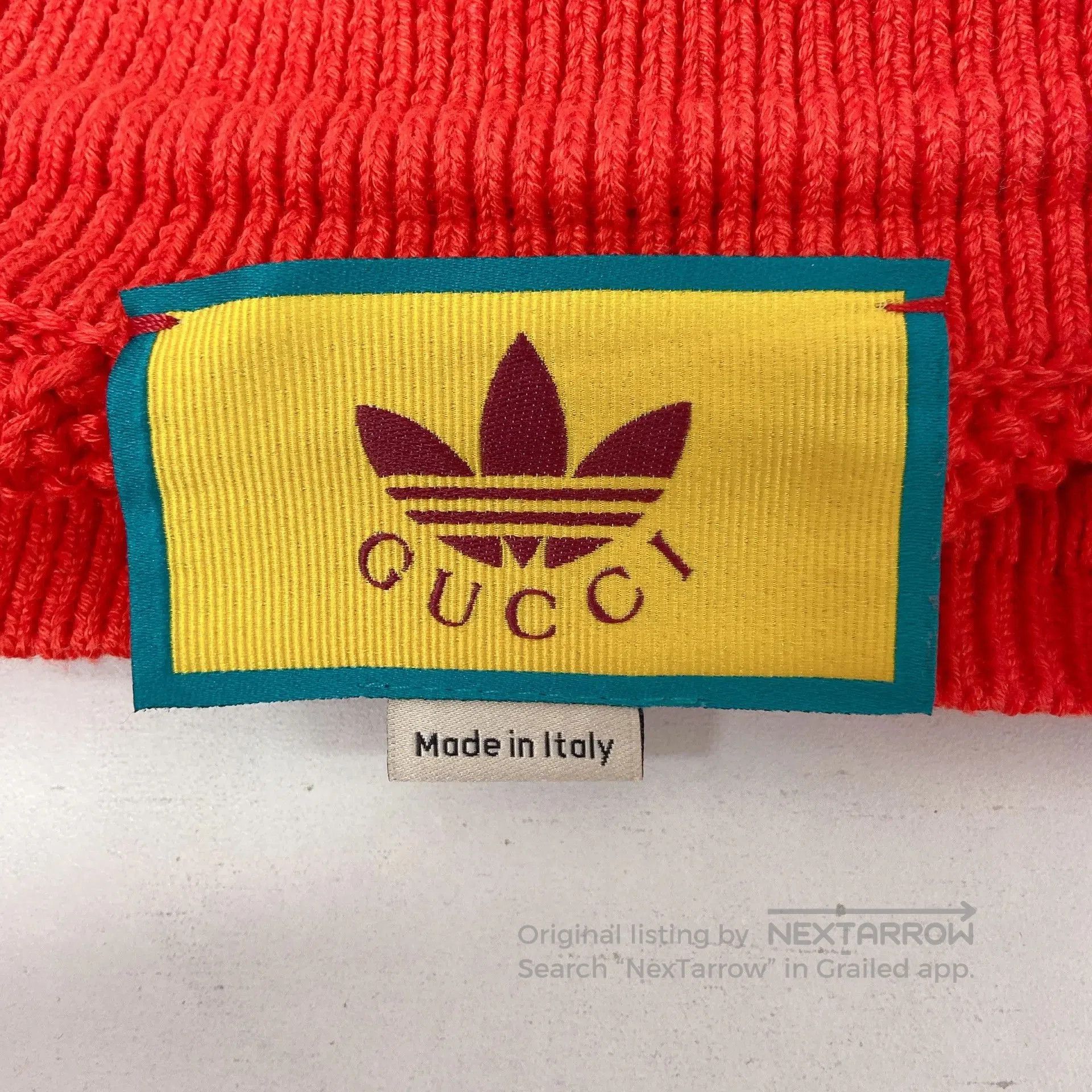 Gucci Gucci Co-Branded Red Knit Shorts S. Size 41" - 5 Thumbnail