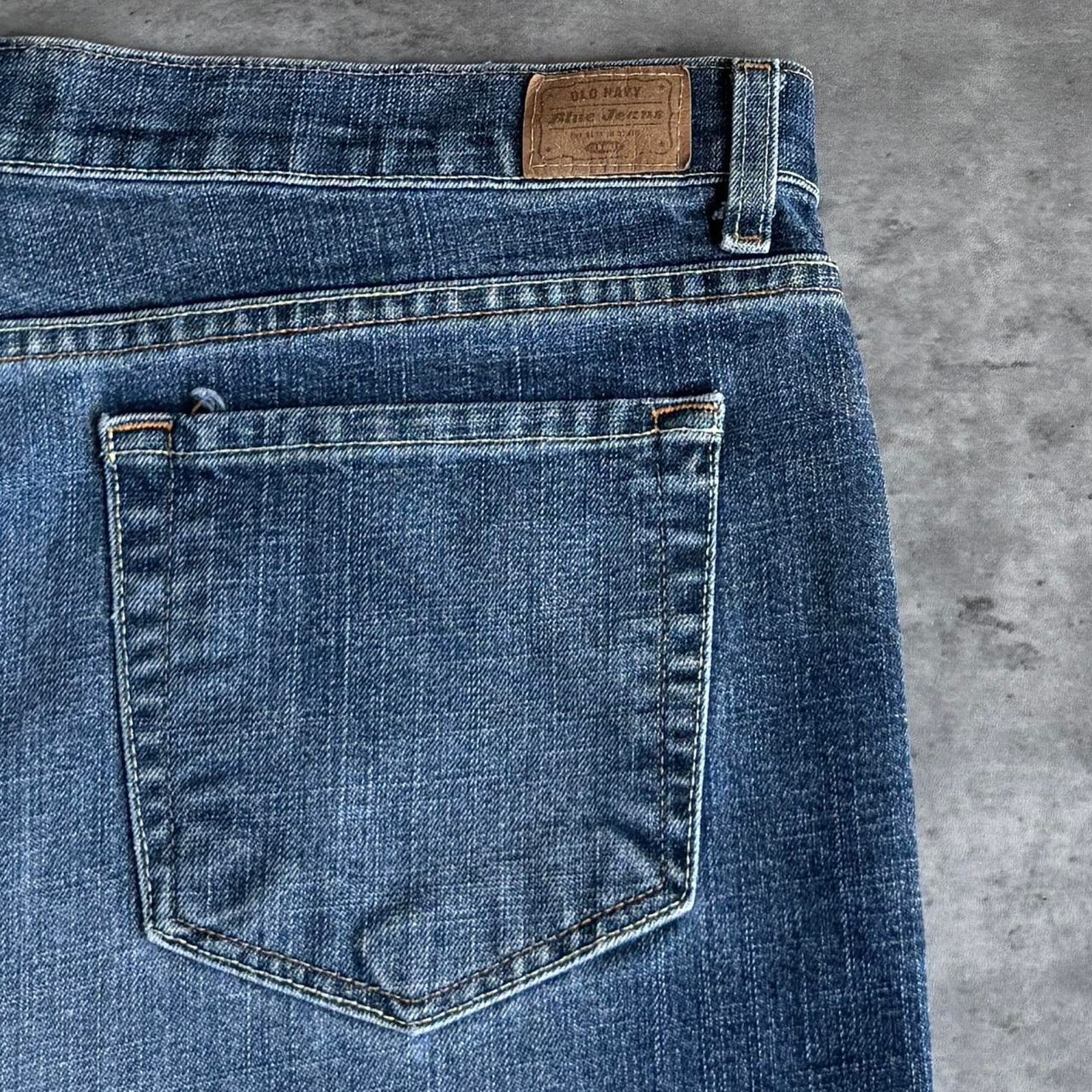 Japanese Brand × Old Navy × Vintage Vintage Y2K Old Navy Baggy Boot Cut Grunge Opium Denim Jeans Size 38" / US 16 / IT 52 - 3 Thumbnail