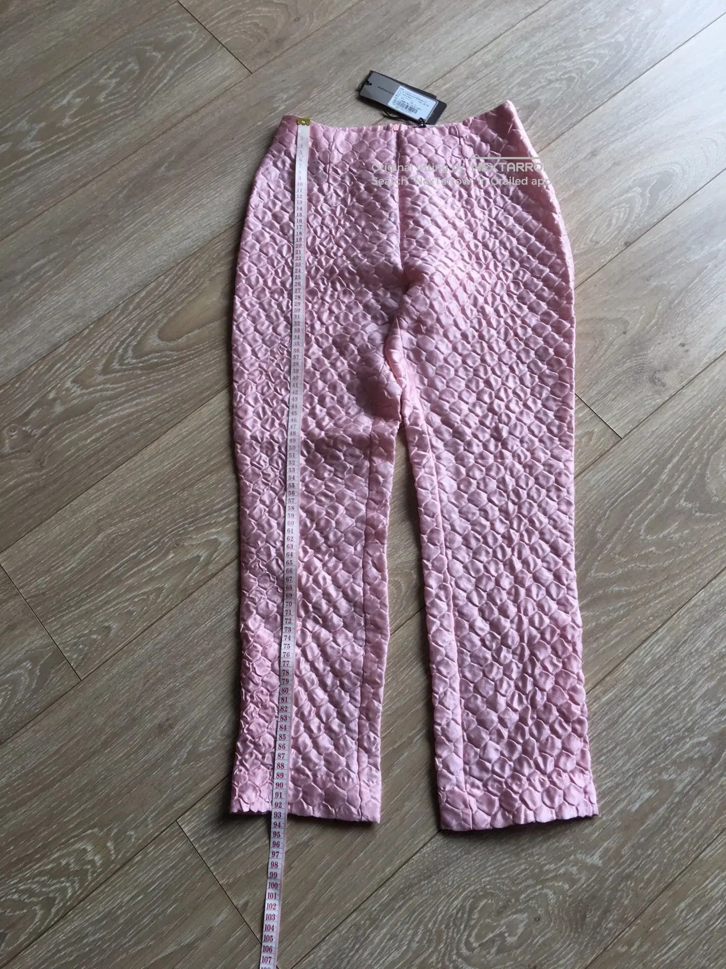 Ermanno Scervino Pink Scale Pattern Pants, Women's (Size 38) — image 5 of 6