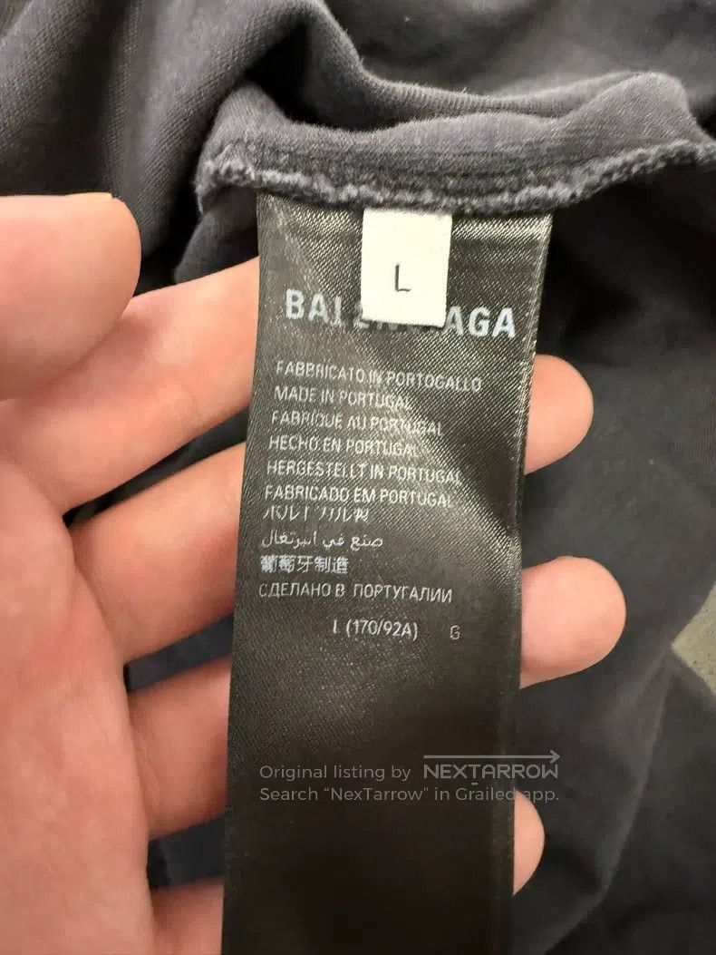Balenciaga Balenciaga Tape Short Sleeve L Size Size US L / EU 52-54 / 3 - 4 Thumbnail