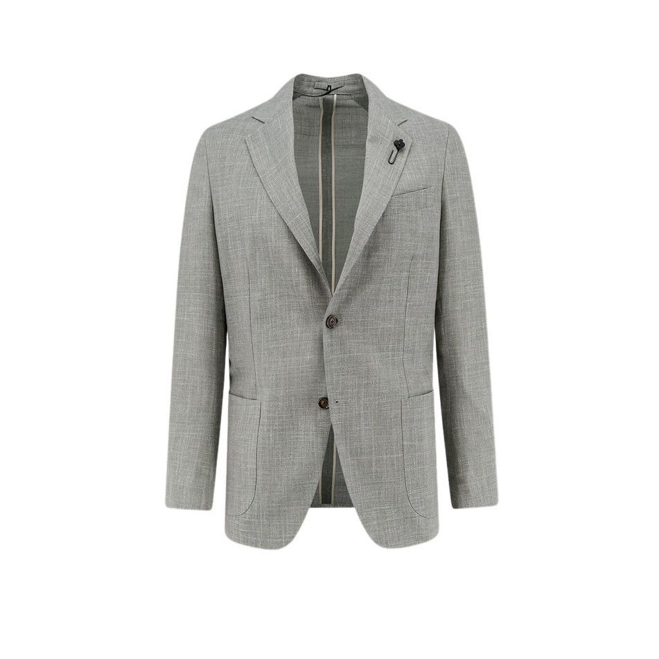Lardini LARDINI Green Wool/Silk/Linen blazer Jacket New & Authentic Size US XL / EU 56 / 4 - 1 Thumbnail