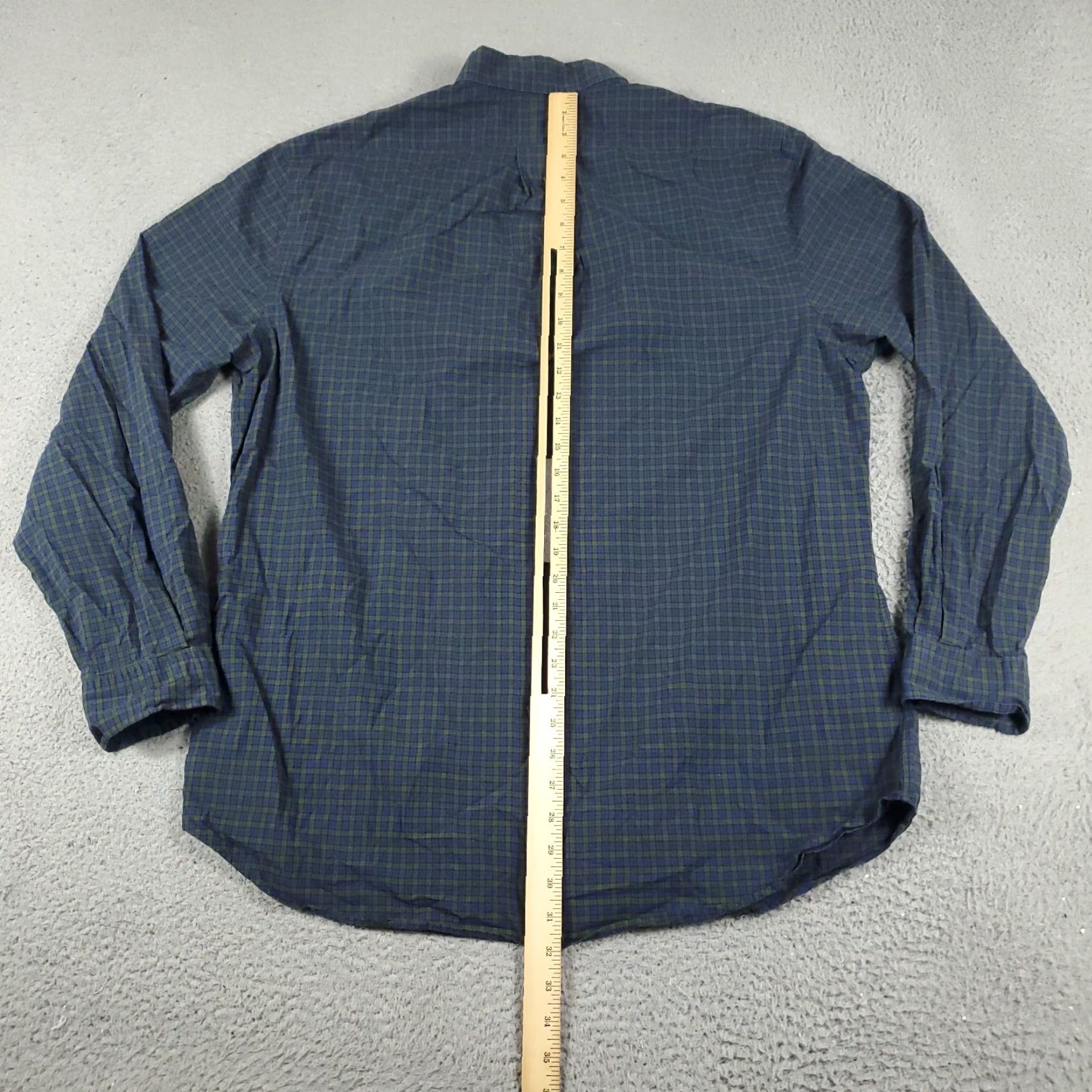 Ralph Lauren VINTAGE Ralph Lauren Shirt Men 2XL Long Sleeve Plaid Button-Up Casual Formal Green Size US XXL / EU 58 / 5 - 5 Thumbnail