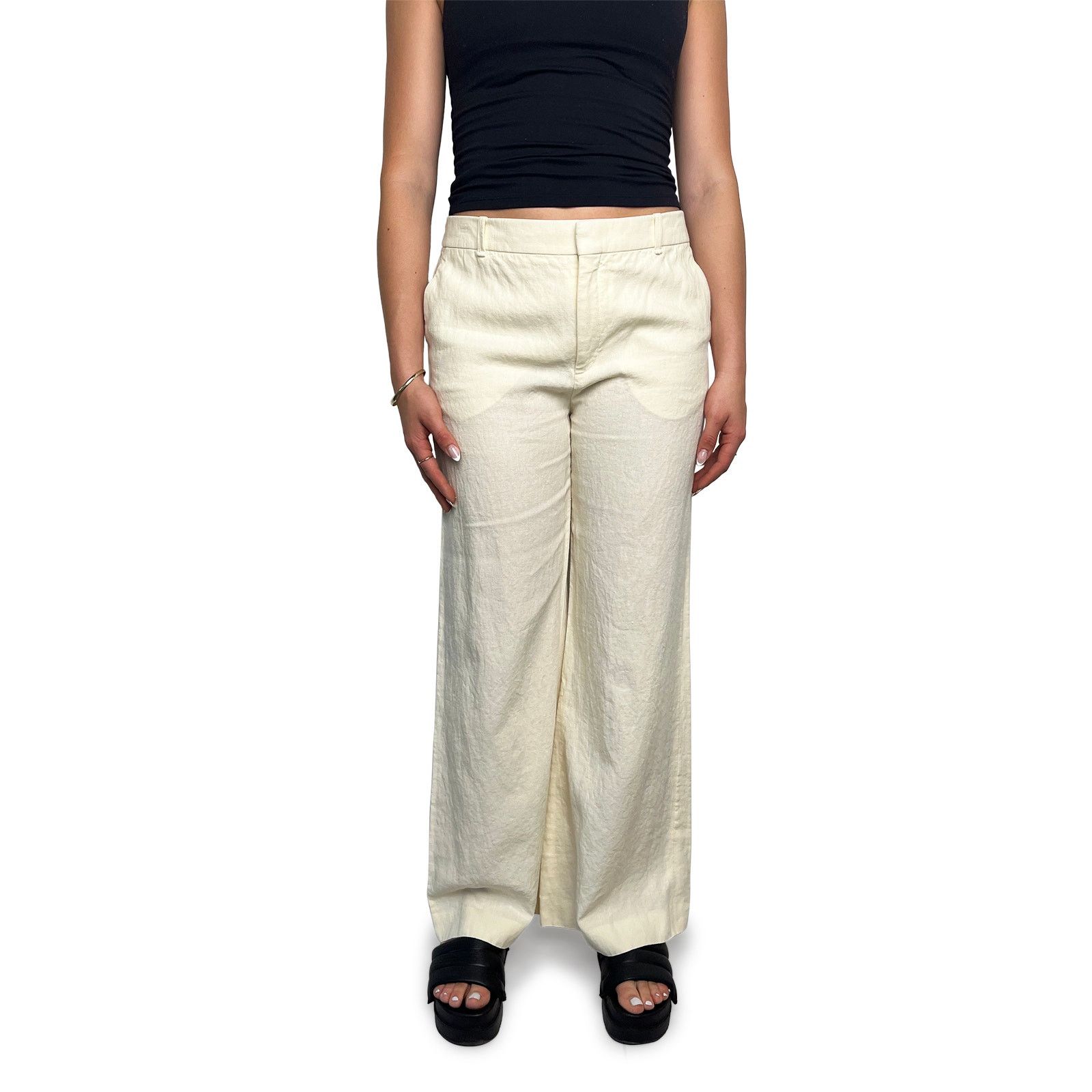 Chloe linen trousers Size 42" / US 20 - 1 Thumbnail