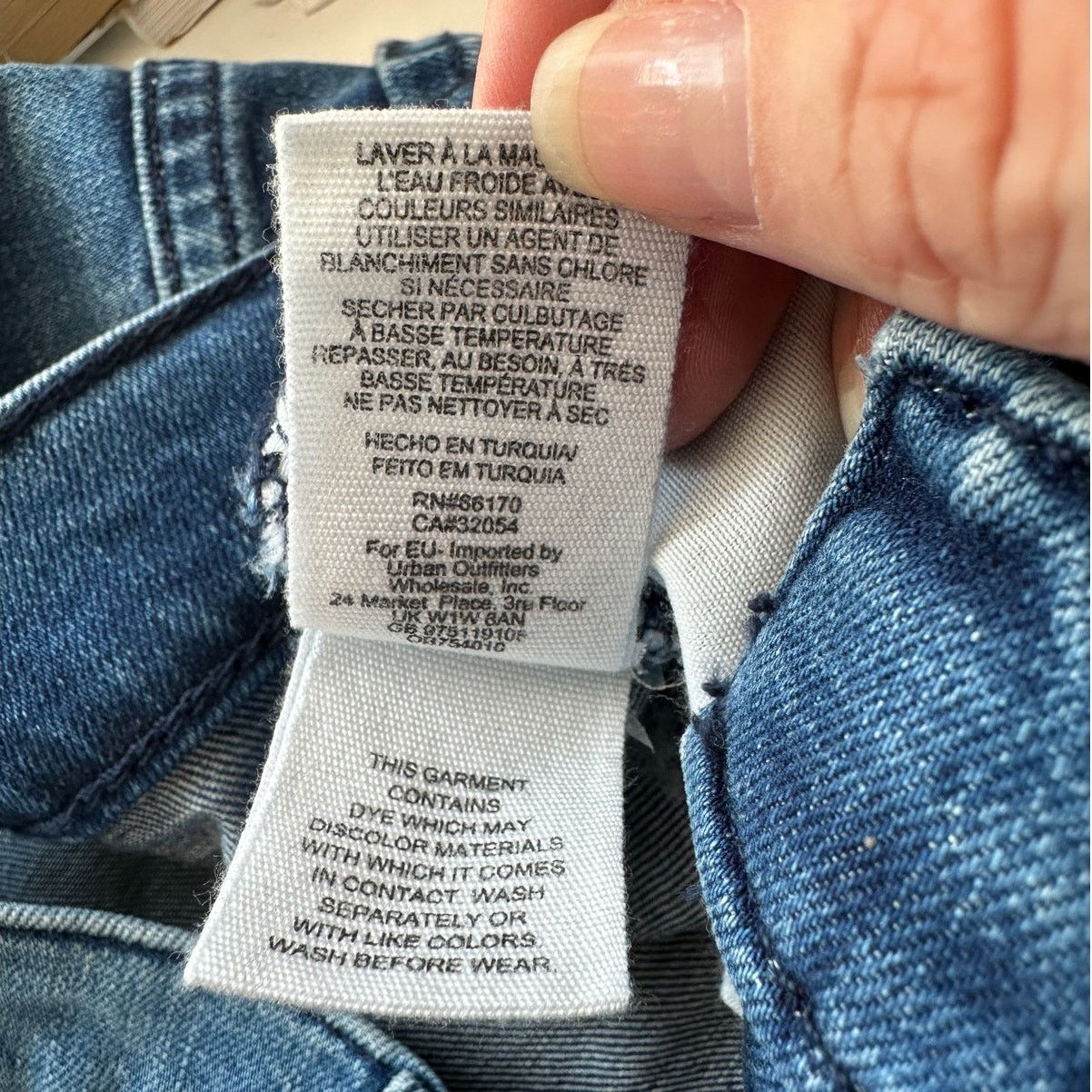 Free People Free People Medium Wash Distressed High Waist Skinny Jean 29 Size 29" - 9 Thumbnail