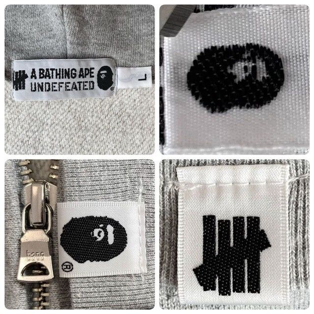 Bape × Undefeated BAPE × Undefeated full zip hoodie a bathing ape NIGO Size US L / EU 52-54 / 3 - 7 Thumbnail