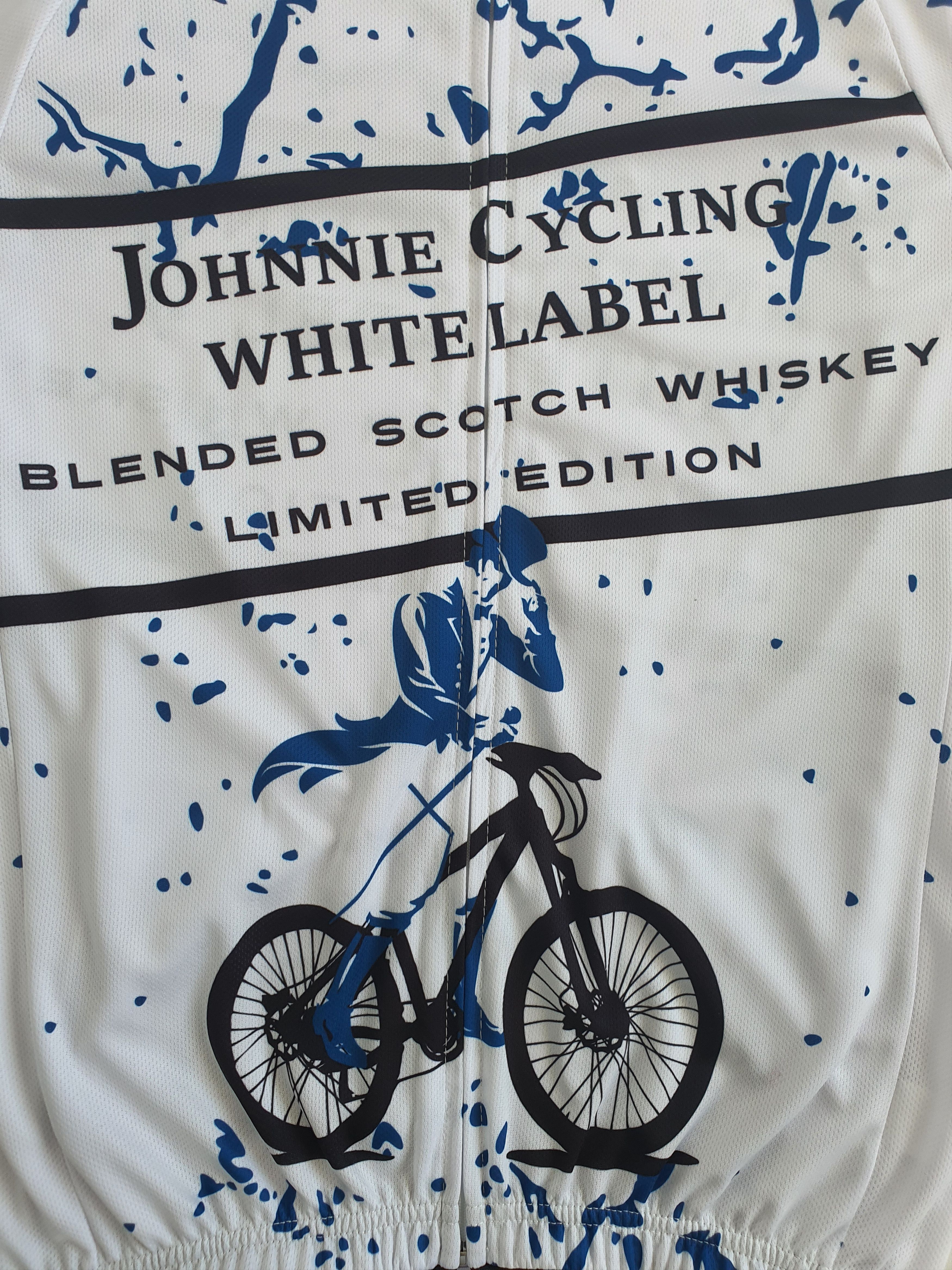 Bicycle JOHNIE WALKER WHITE - Cycling Shirt/Top - Sz S Size US S / EU 44-46 / 1 - 7 Thumbnail
