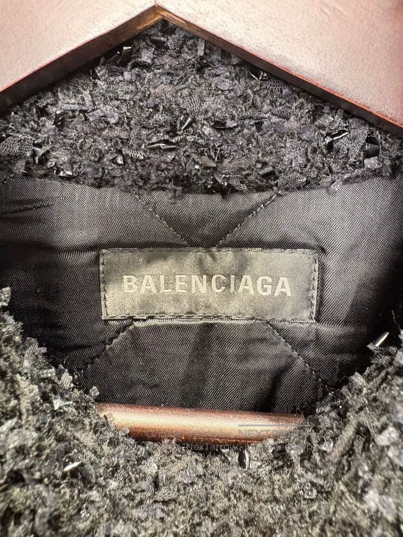 Balenciaga Balenciaga Sequined Cotton Shirt Jacket Size XS / US 0-2 / IT 36-38 - 3 Thumbnail